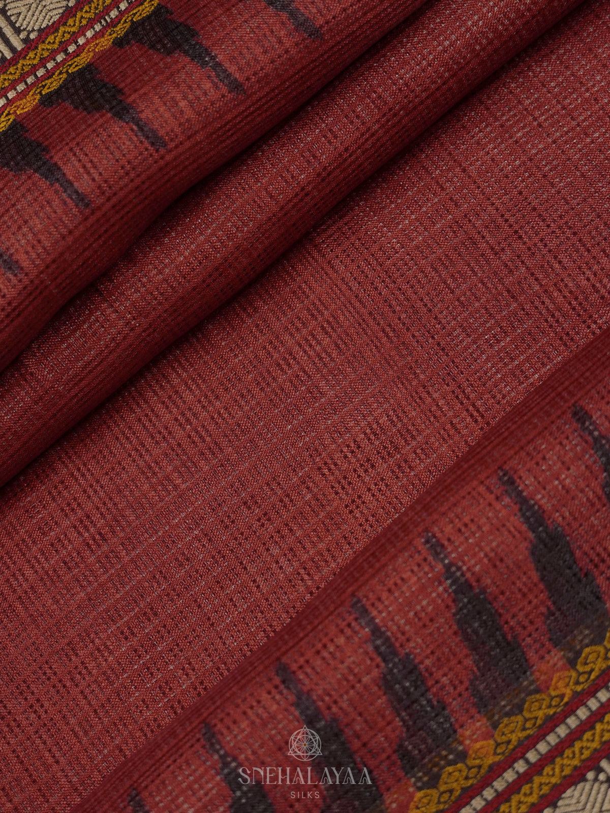 Maroon Kota Saree