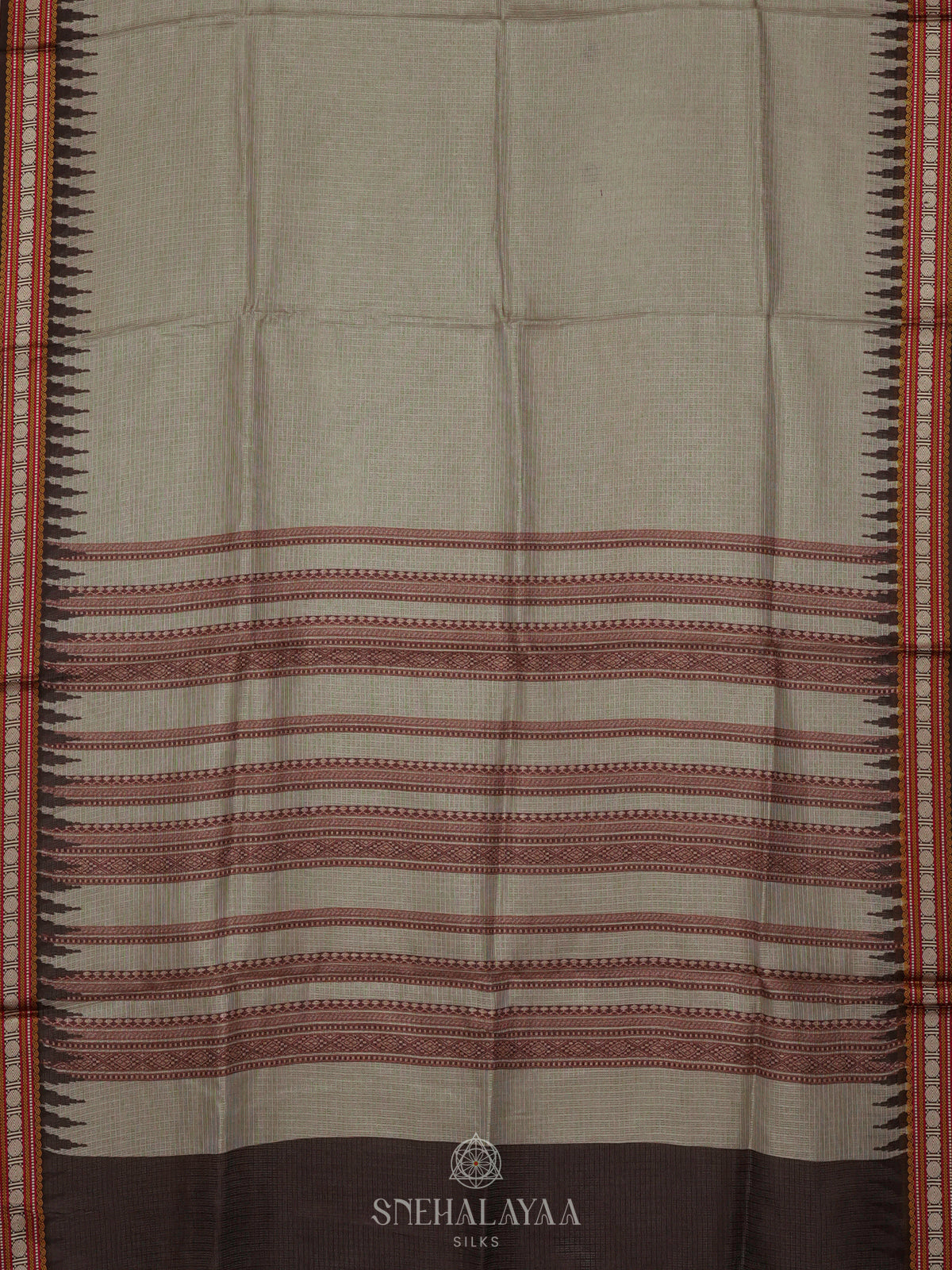 Grey Kota Saree