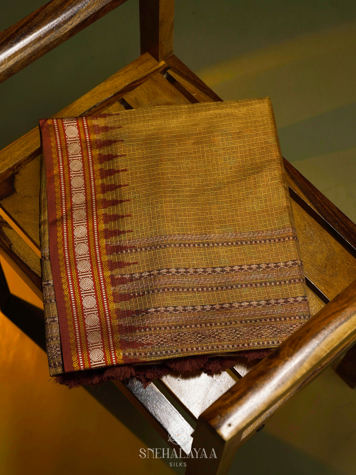 Yellow Kota Saree