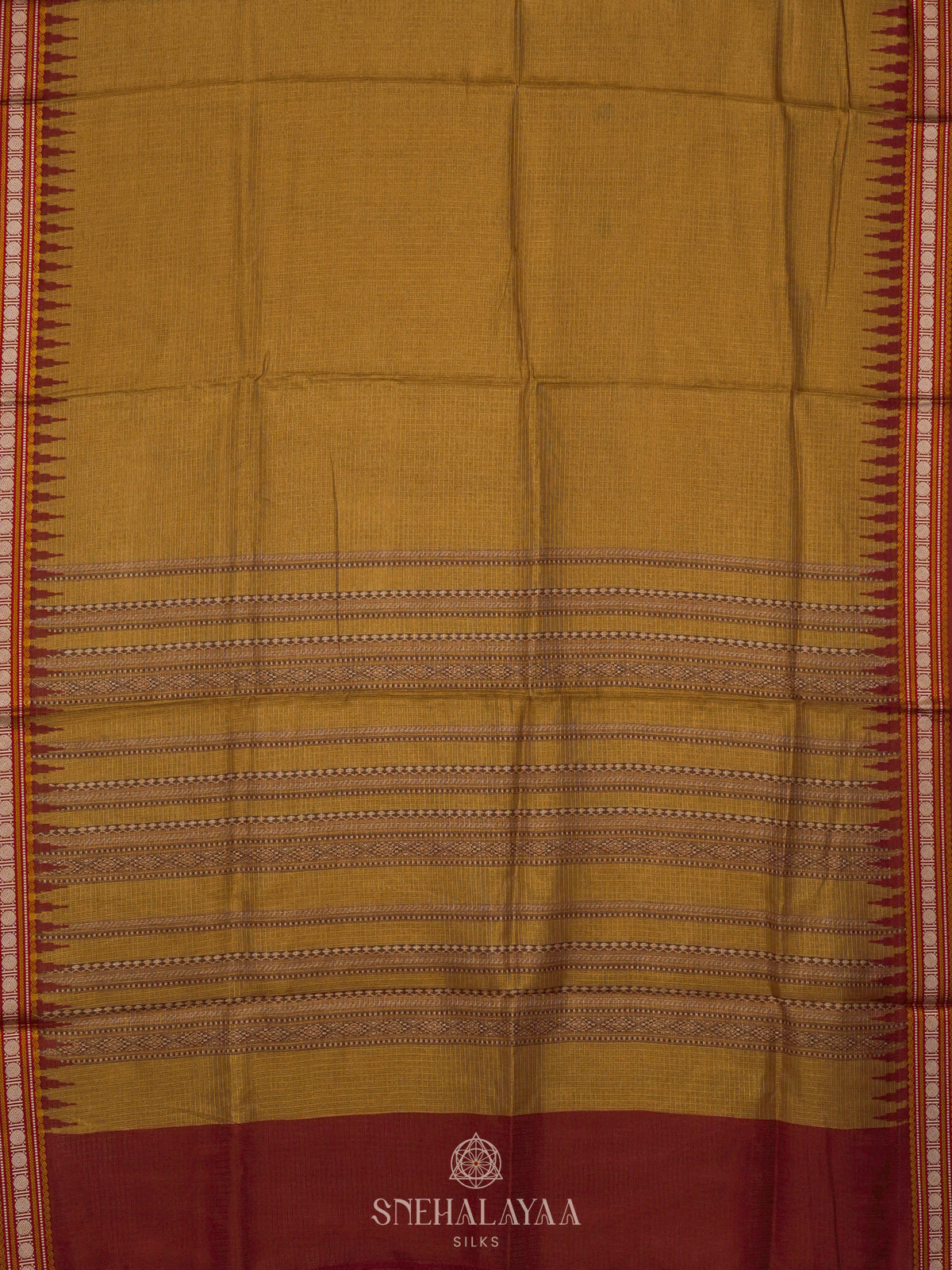 Yellow Kota Saree
