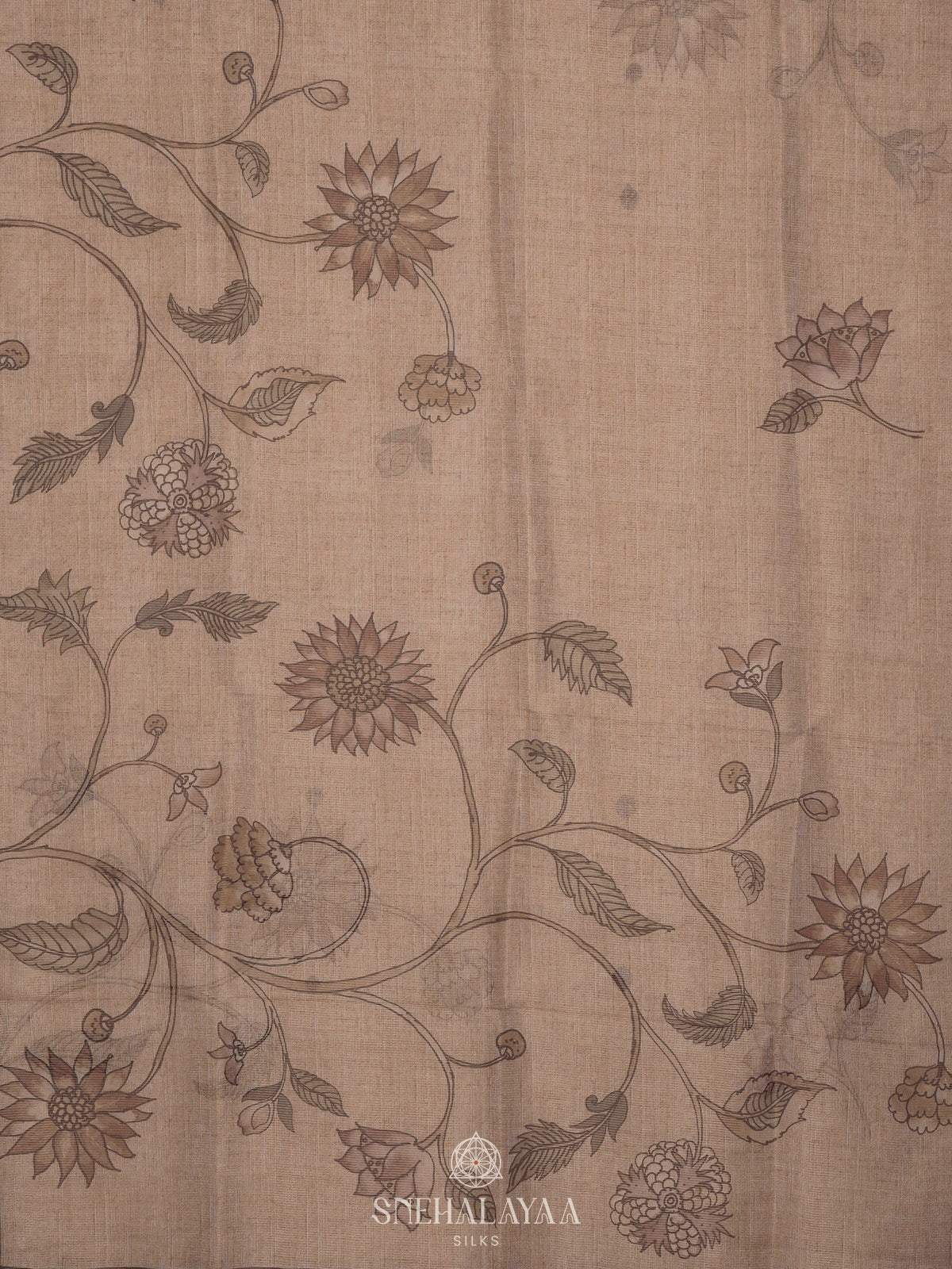 Beige Kota Saree