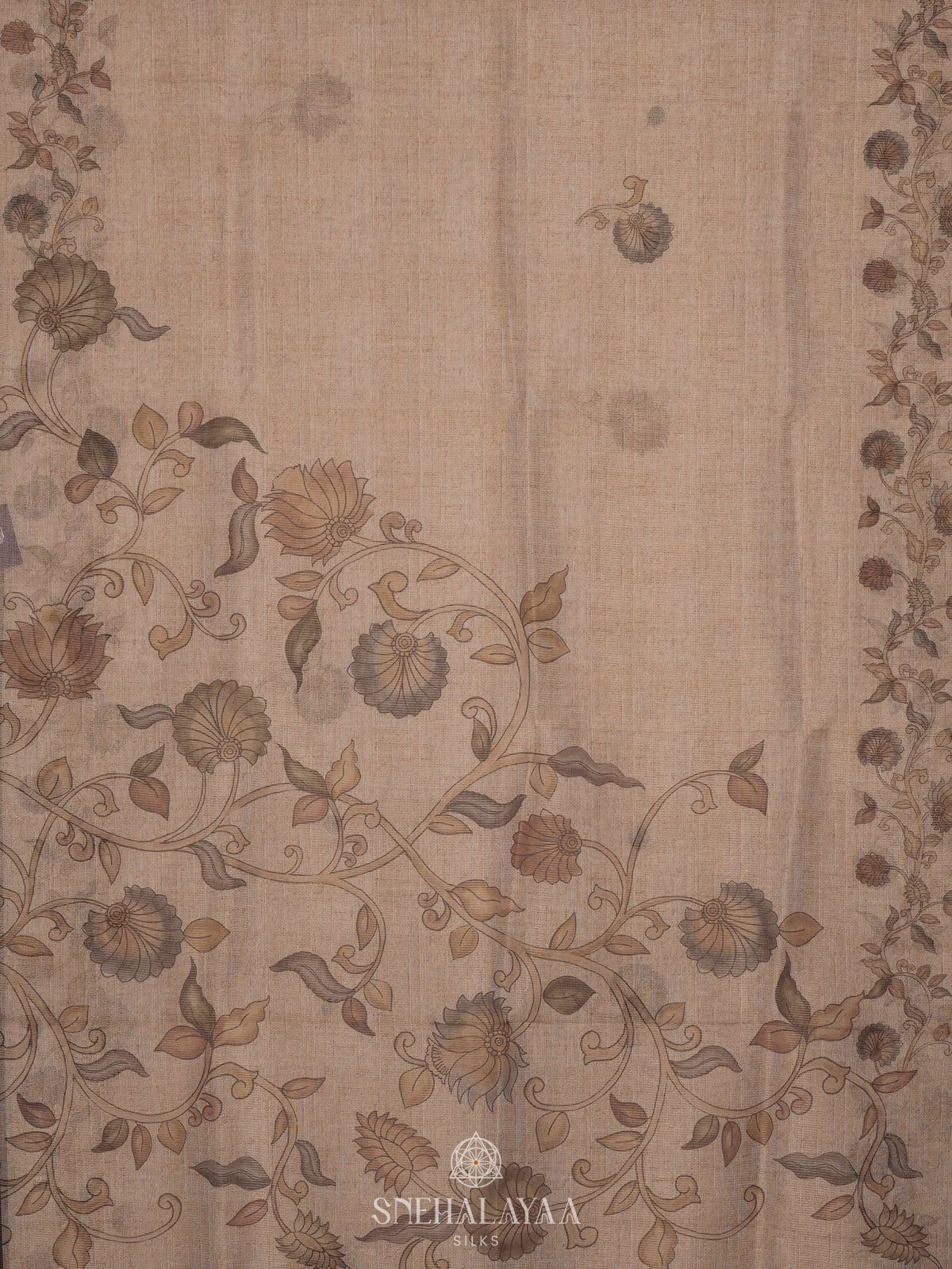 Beige Kota Saree