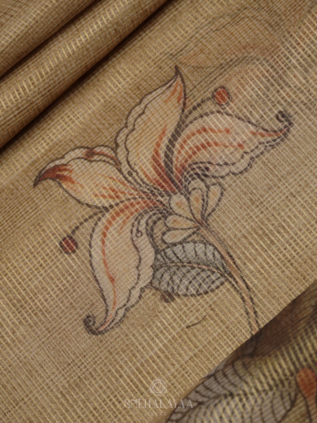 Brown Kota Saree