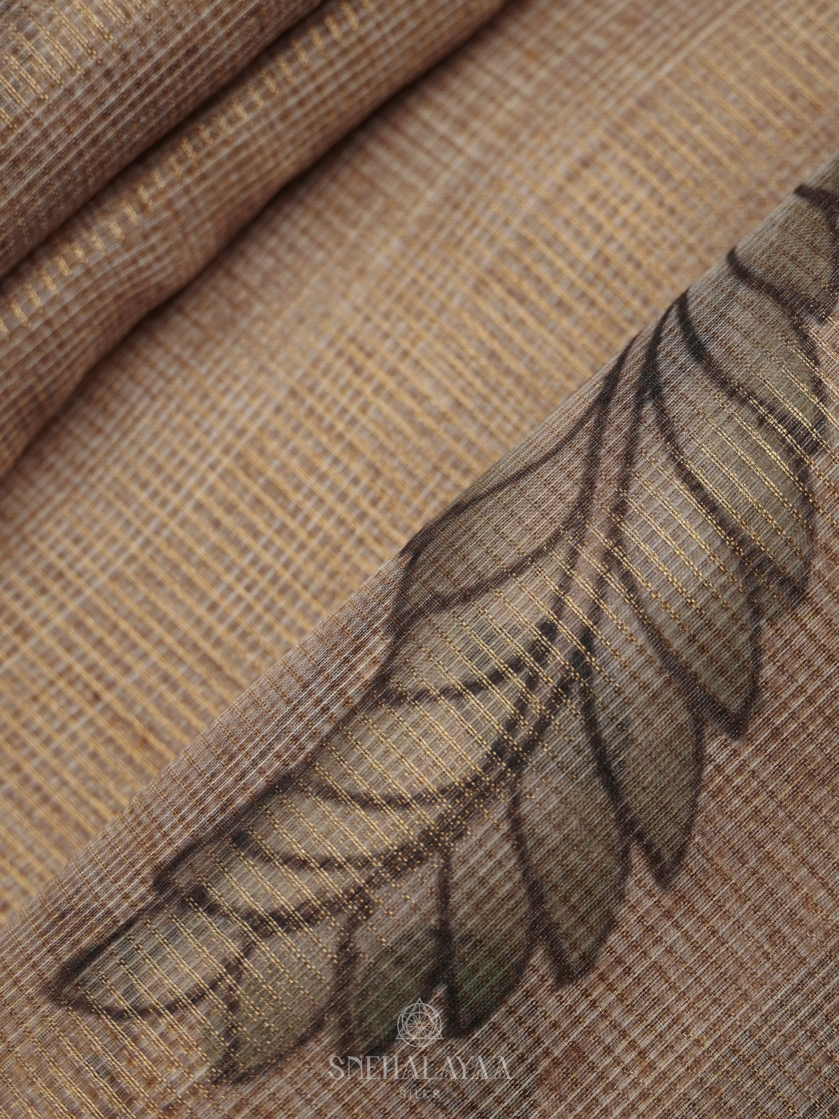 Beige Kota Saree
