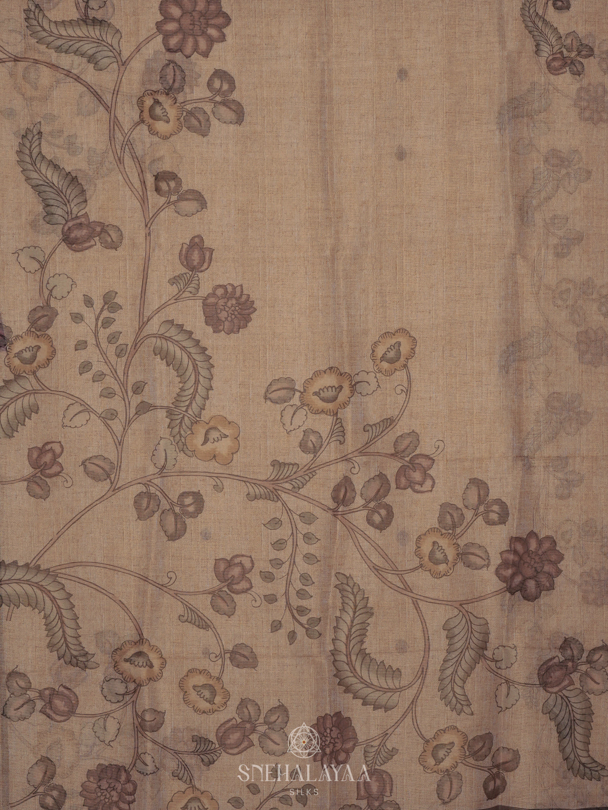Beige Kota Saree
