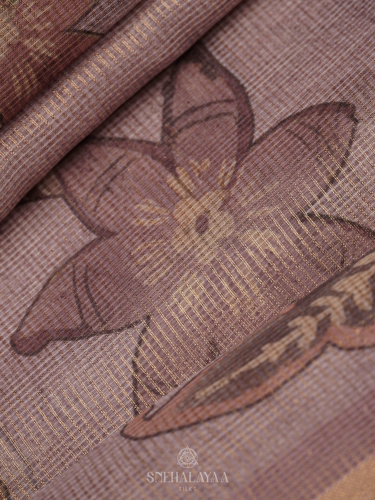 Plum Kota Saree