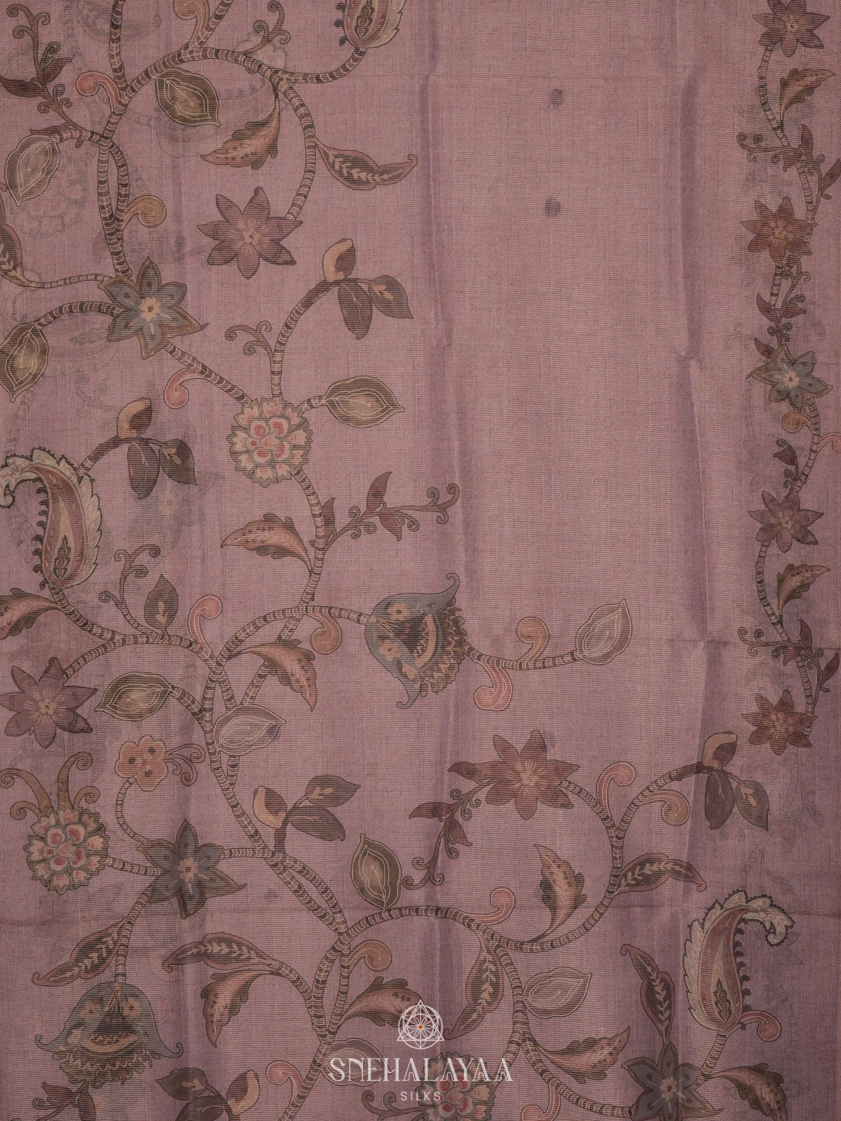 Plum Kota Saree