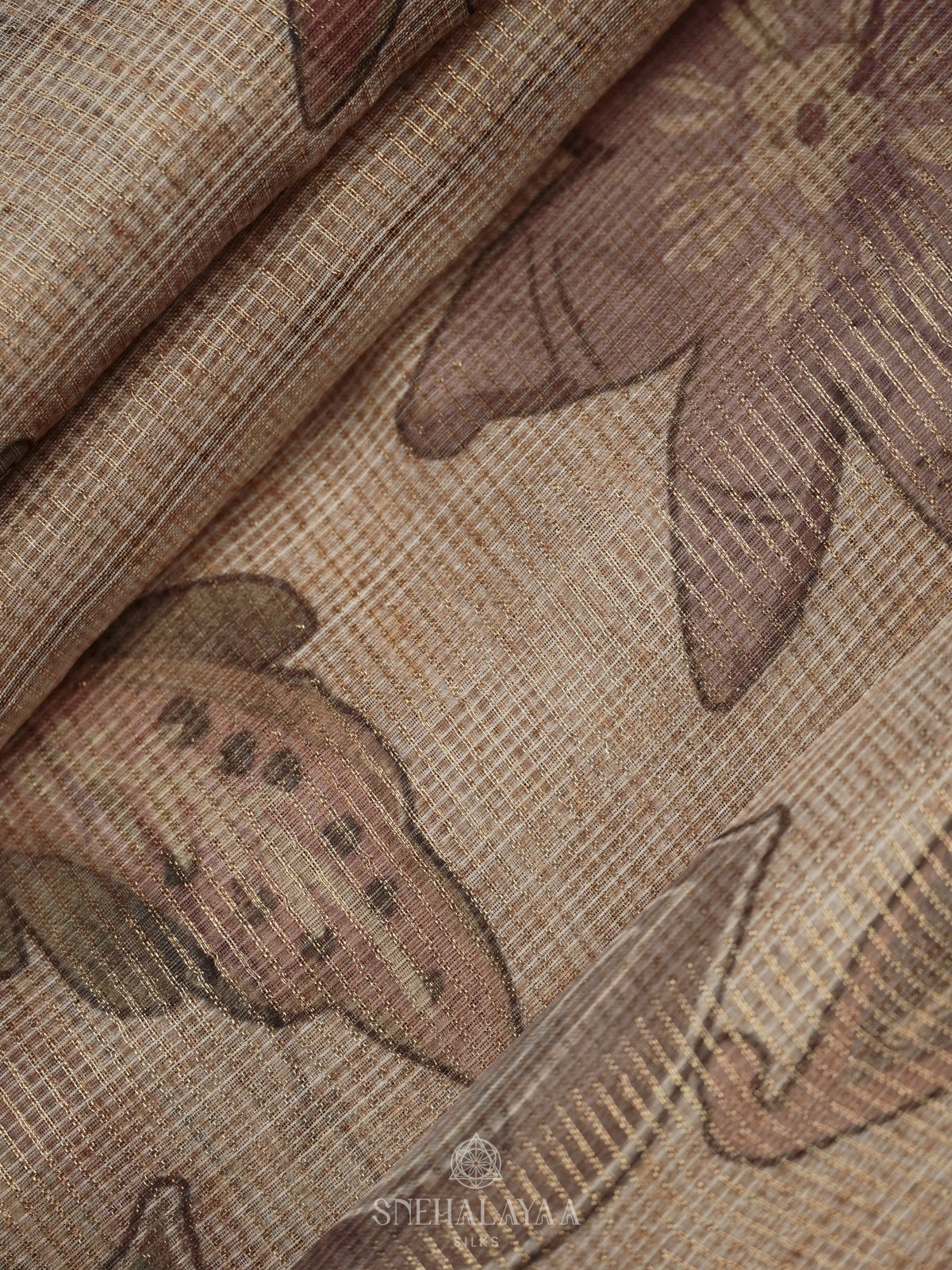 Beige Kota Saree