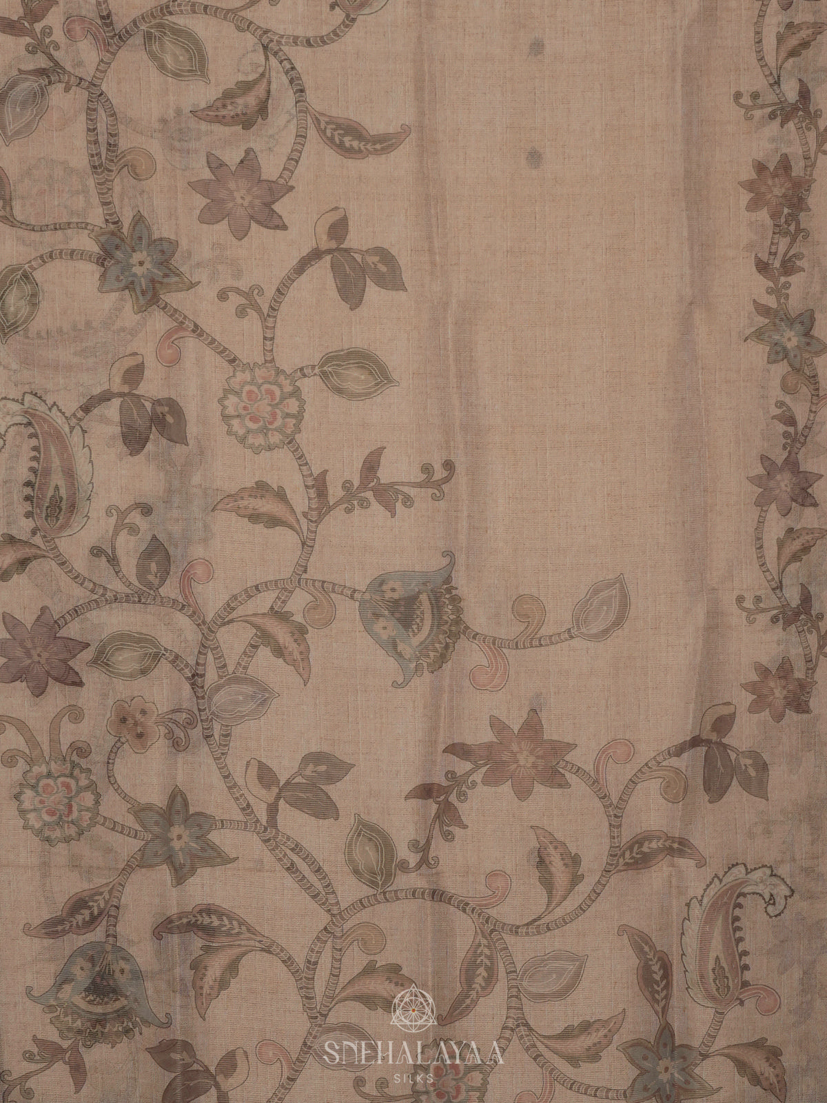 Beige Kota Saree