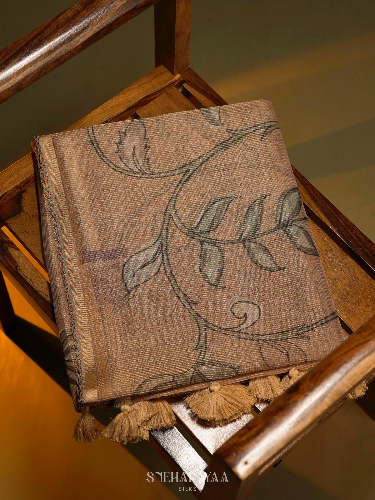 Brown Kota Saree