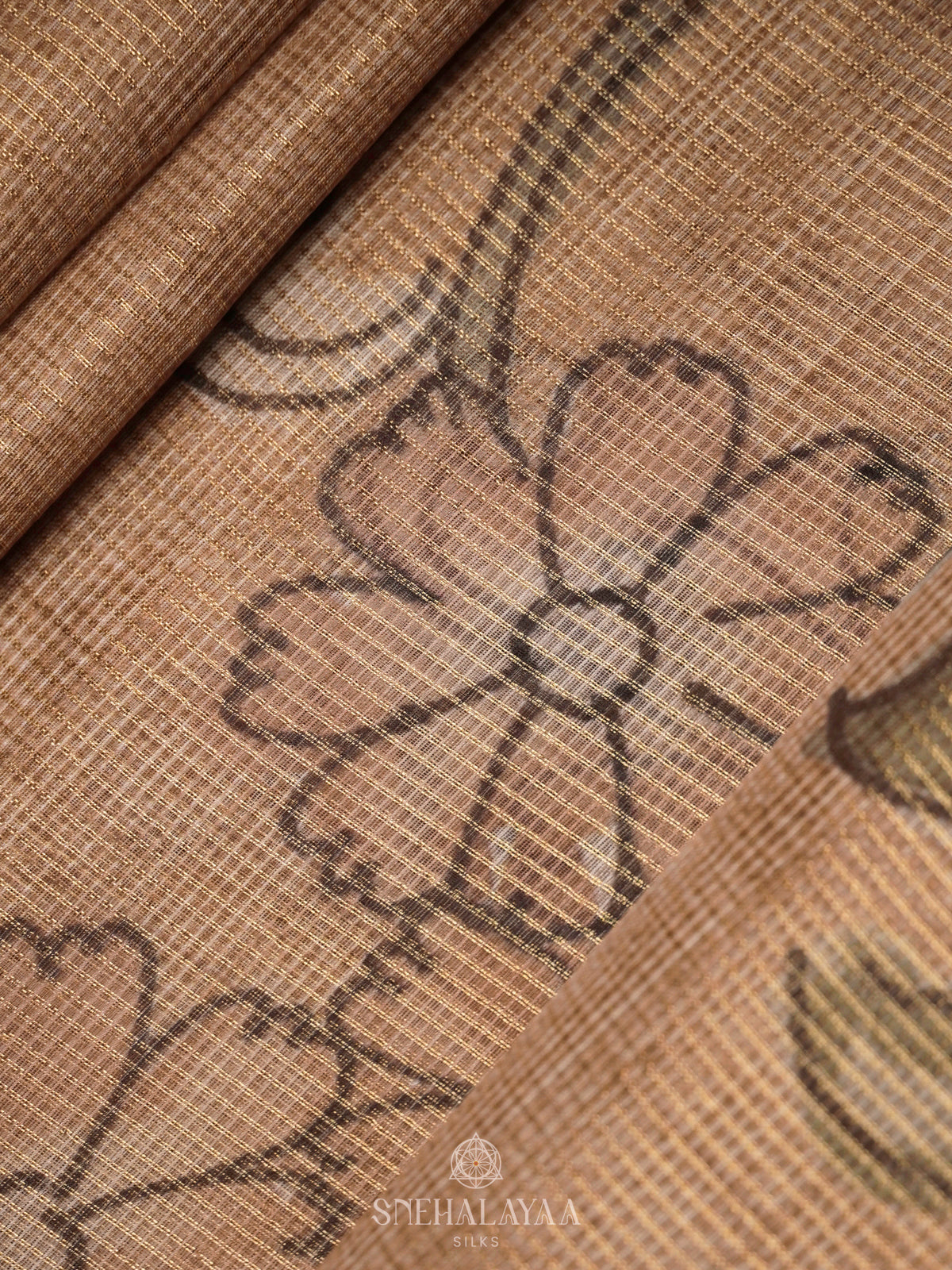 Brown Kota Saree
