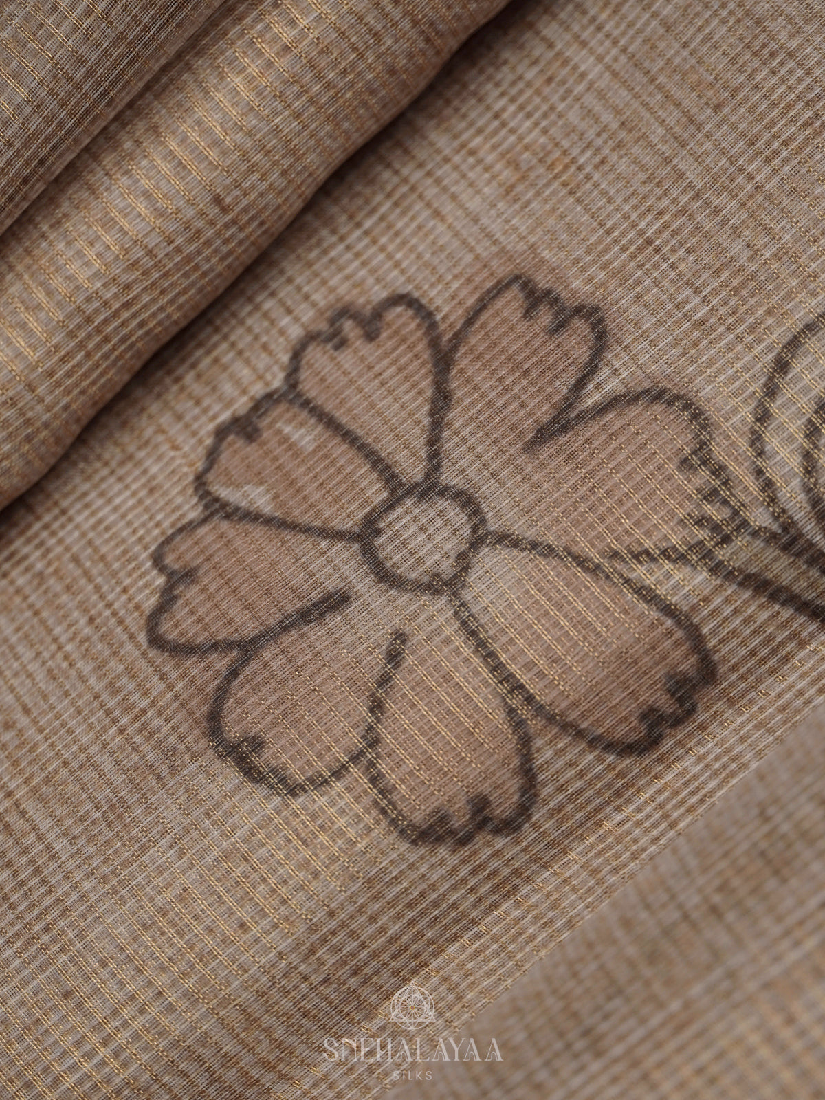 Brown Kota Saree