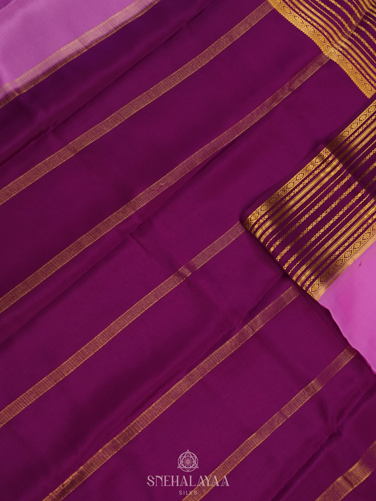 Pink Mysore Crepe Silk Saree