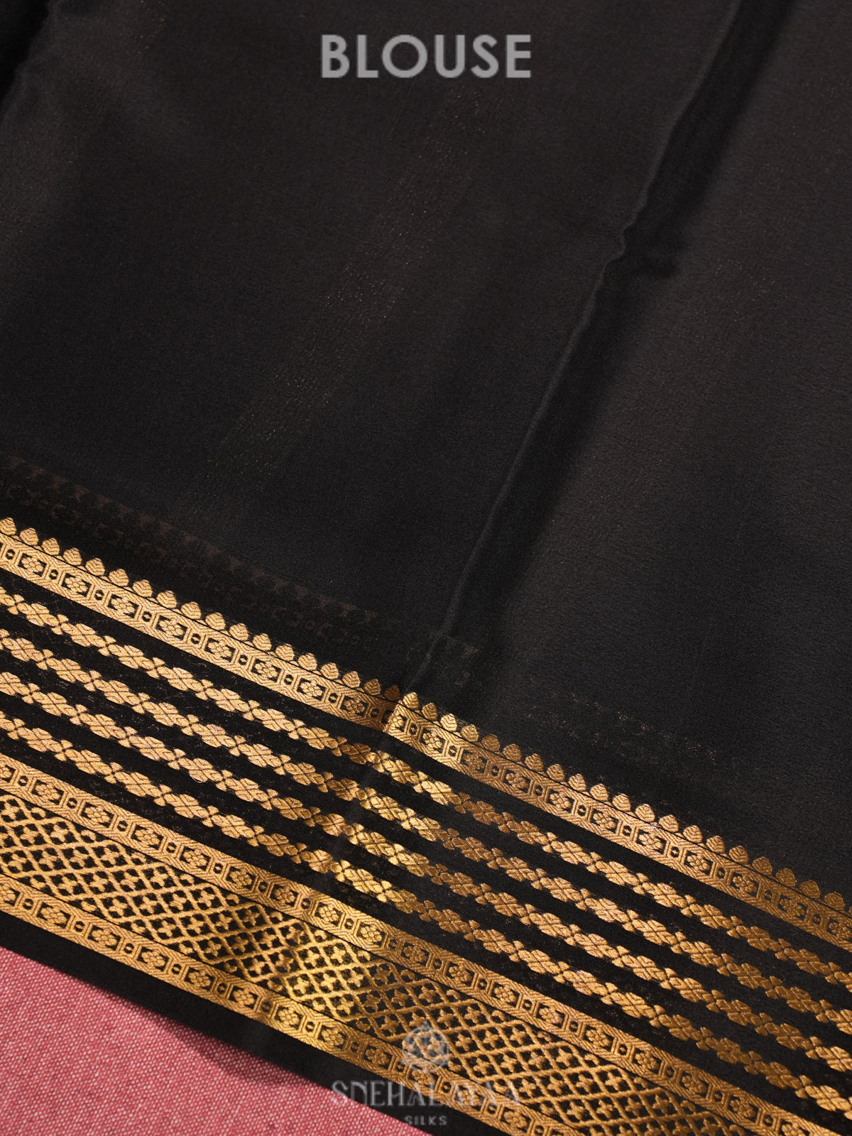 Red Mysore Crepe Silk Saree