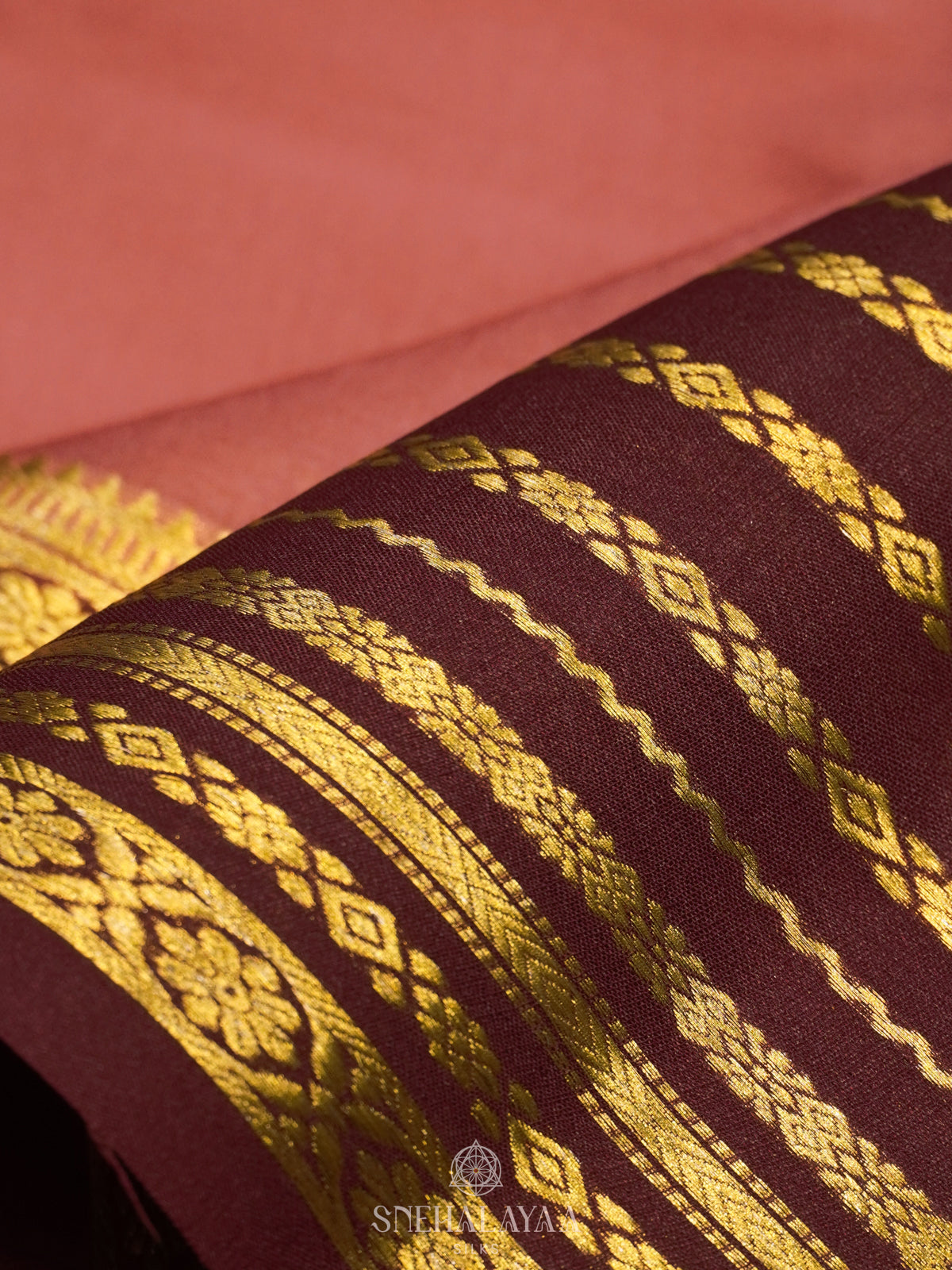Mauve Pink Mysore Crepe Silk Saree
