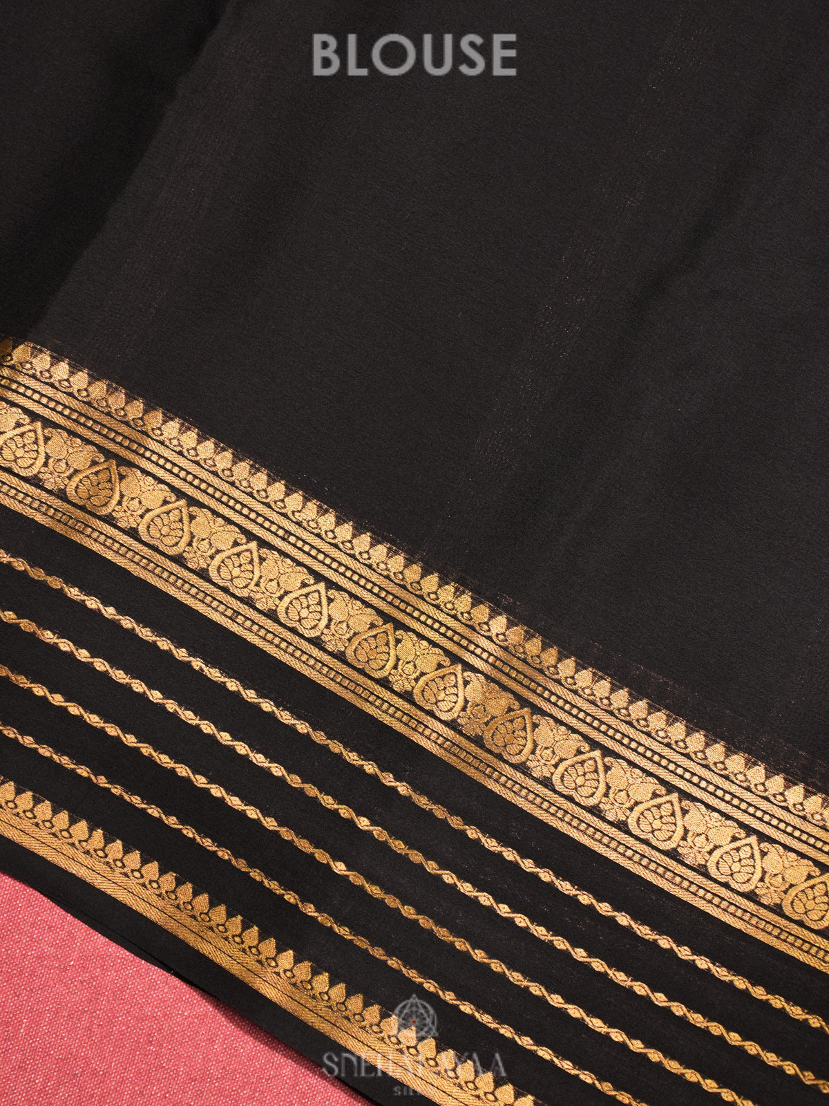 Red Mysore Crepe Silk Saree