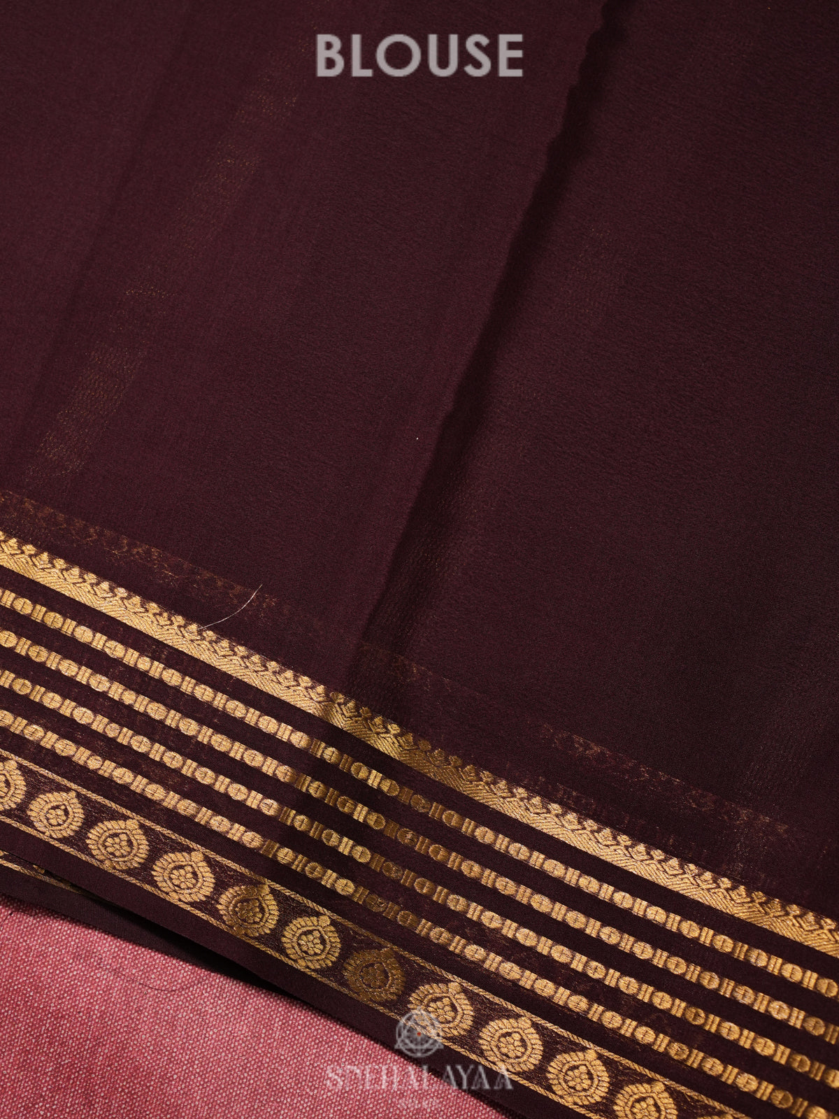 Pink Mysore Crepe Silk Saree