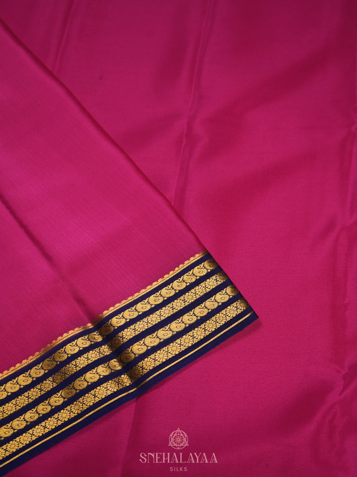 Pink Mysore Crepe Silk Saree