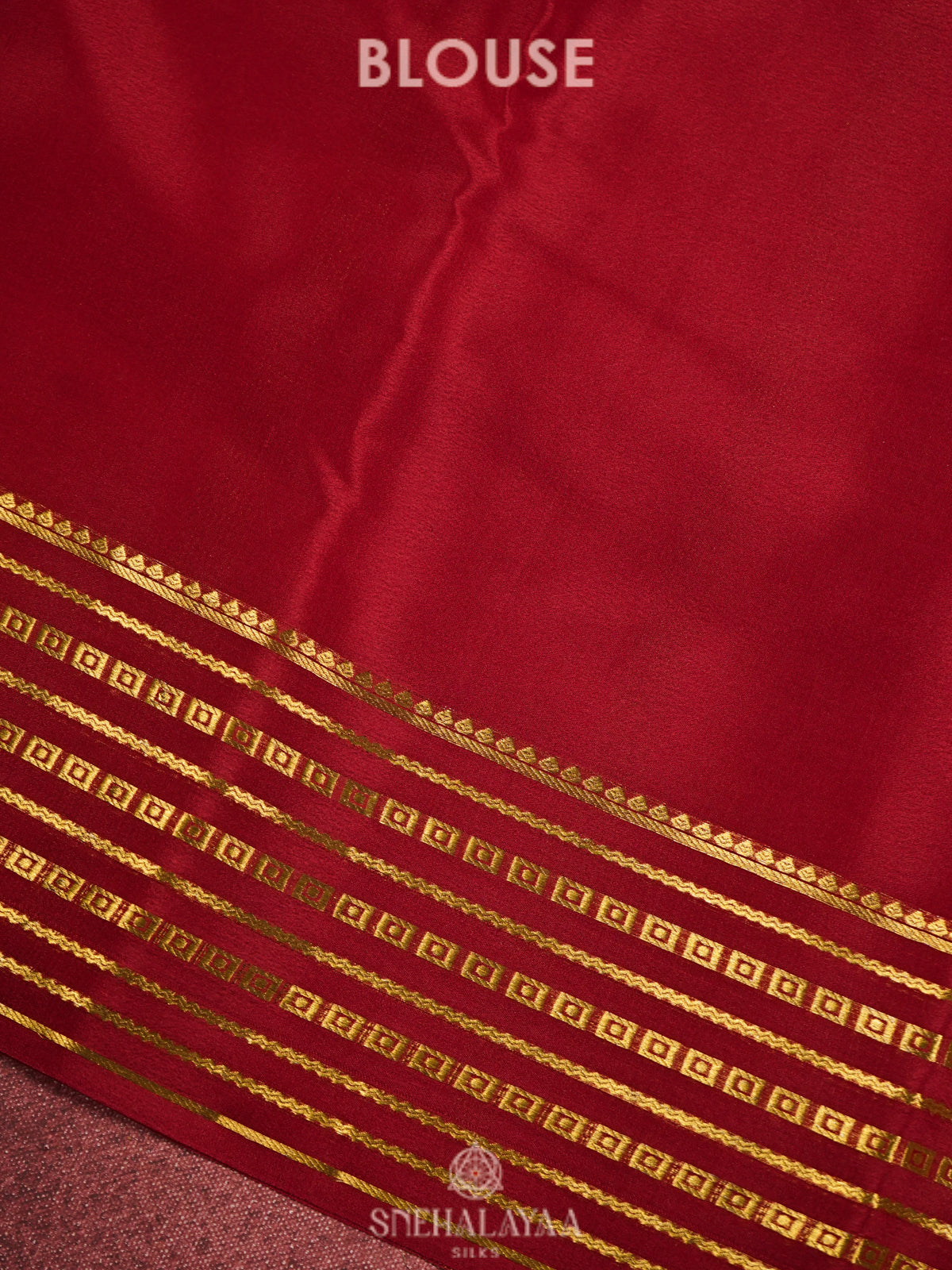 Peach Mysore Crepe Silk Saree
