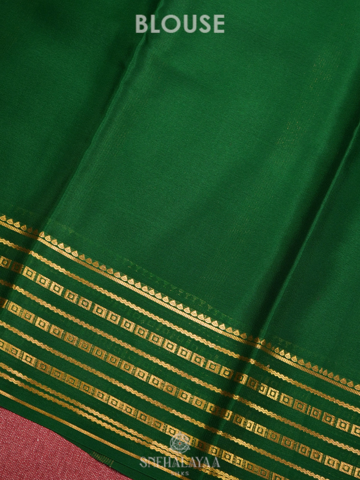 Maroon Mysore Crepe Silk Saree