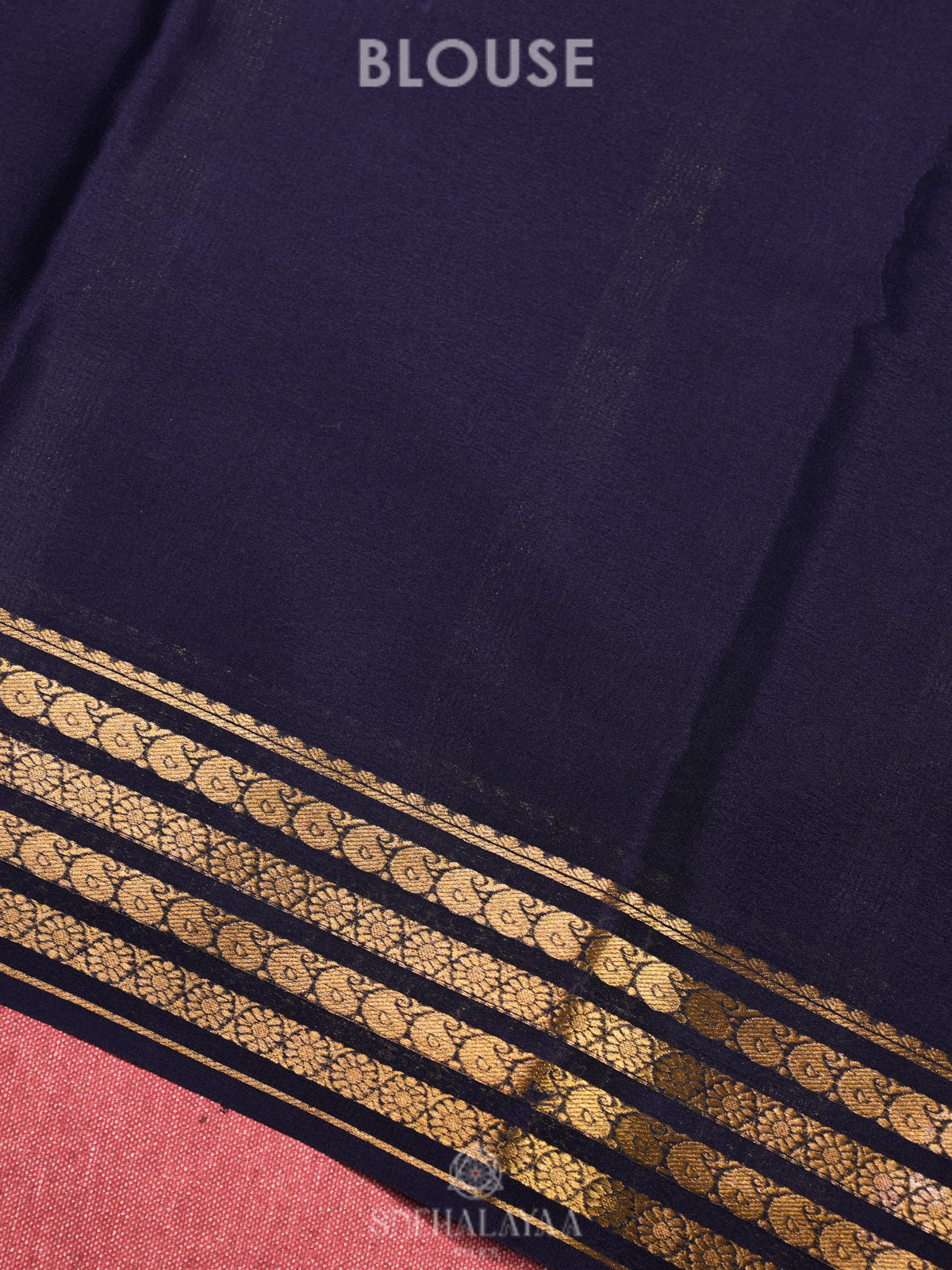 Violet Mysore Crepe Silk Saree