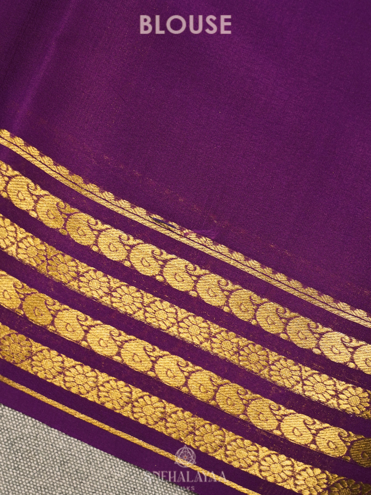 Mint Green Mysore Crepe Silk Saree