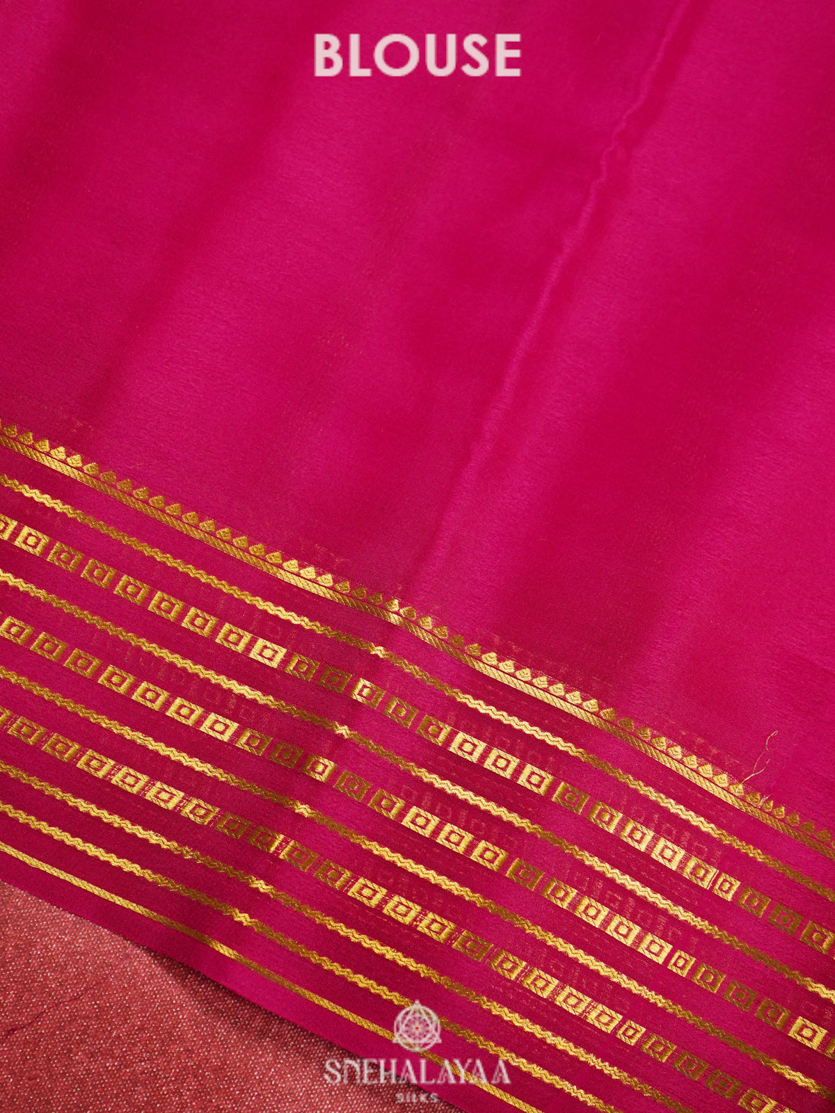 Baby Pink Mysore Crepe Silk Saree