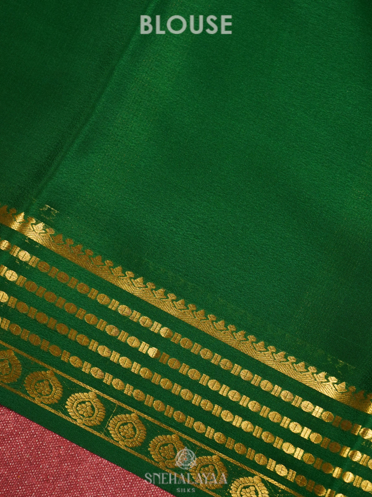 Maroon Mysore Crepe Silk Saree