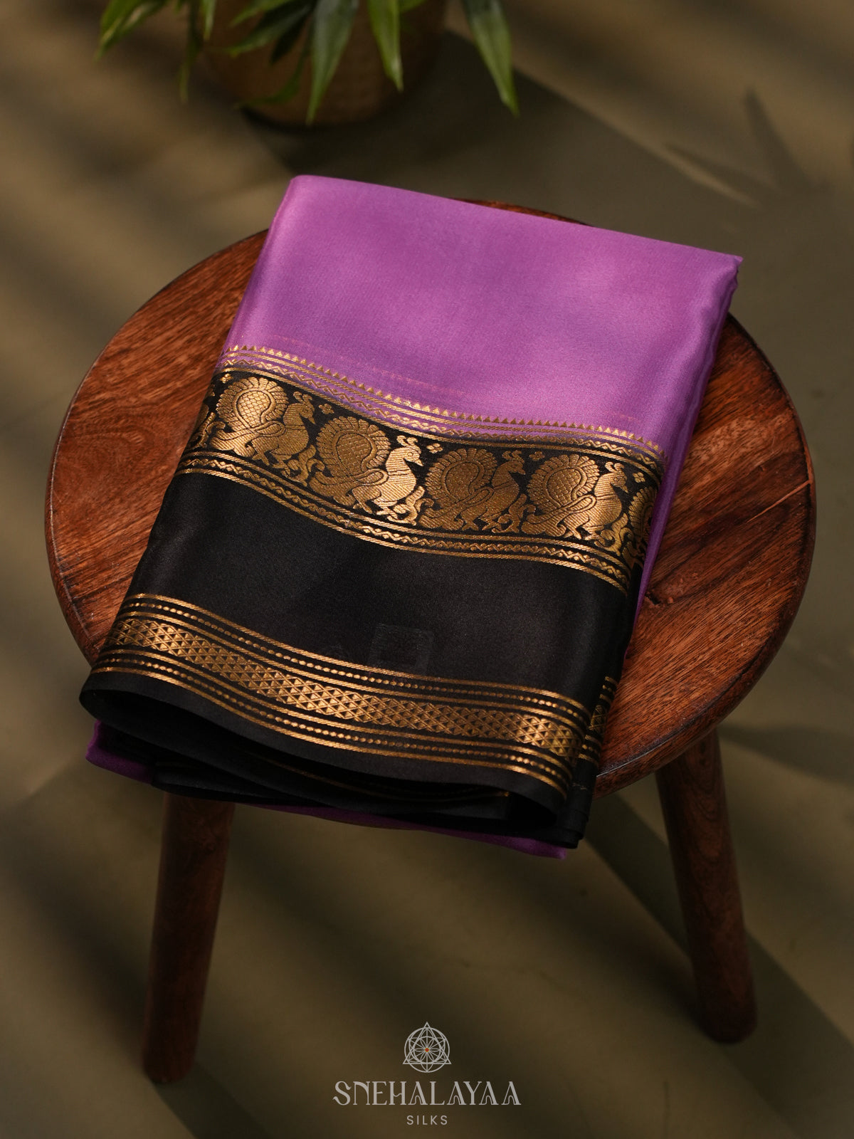 Orchid  Mysore Crepe Silk Saree