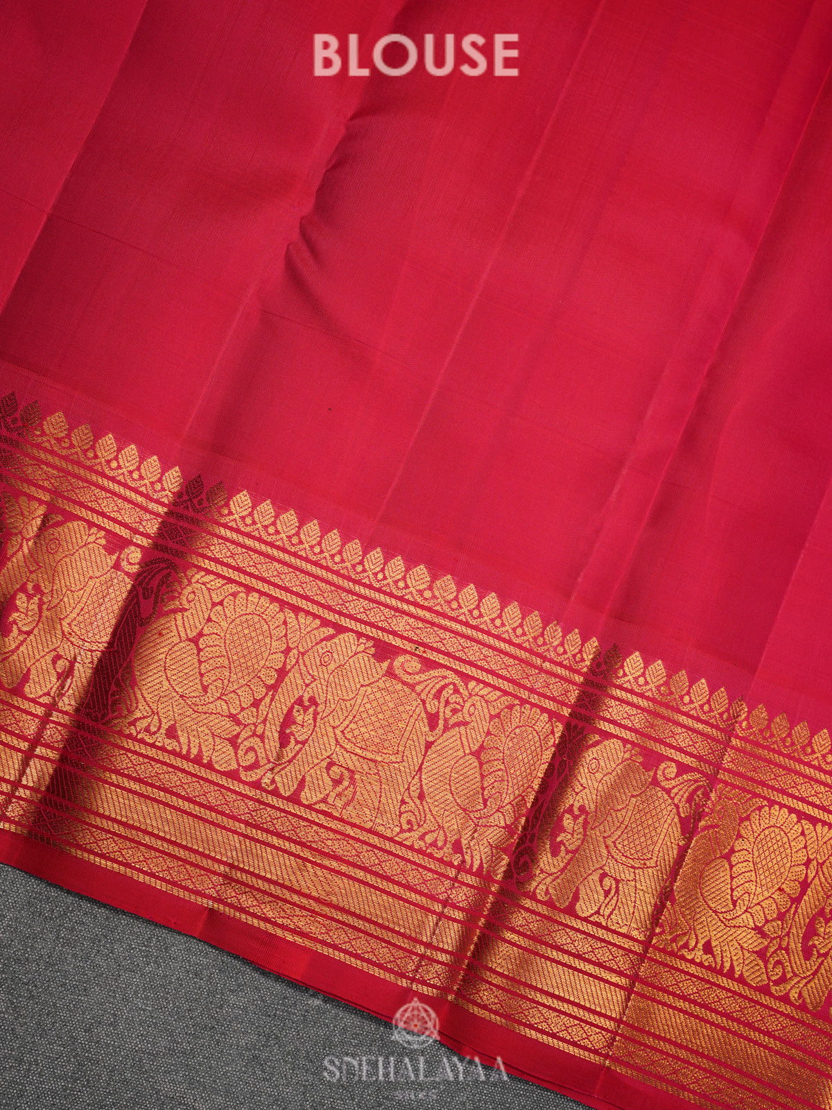 Forest Green Kanjivaram Silk Saree