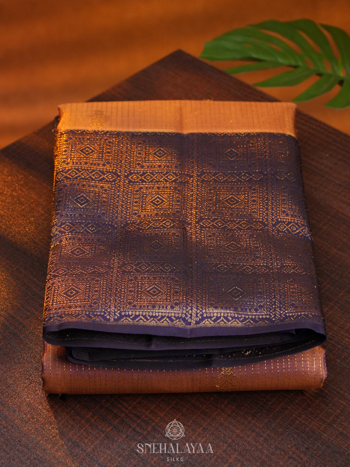 Brown Kanjivaram Silk Saree