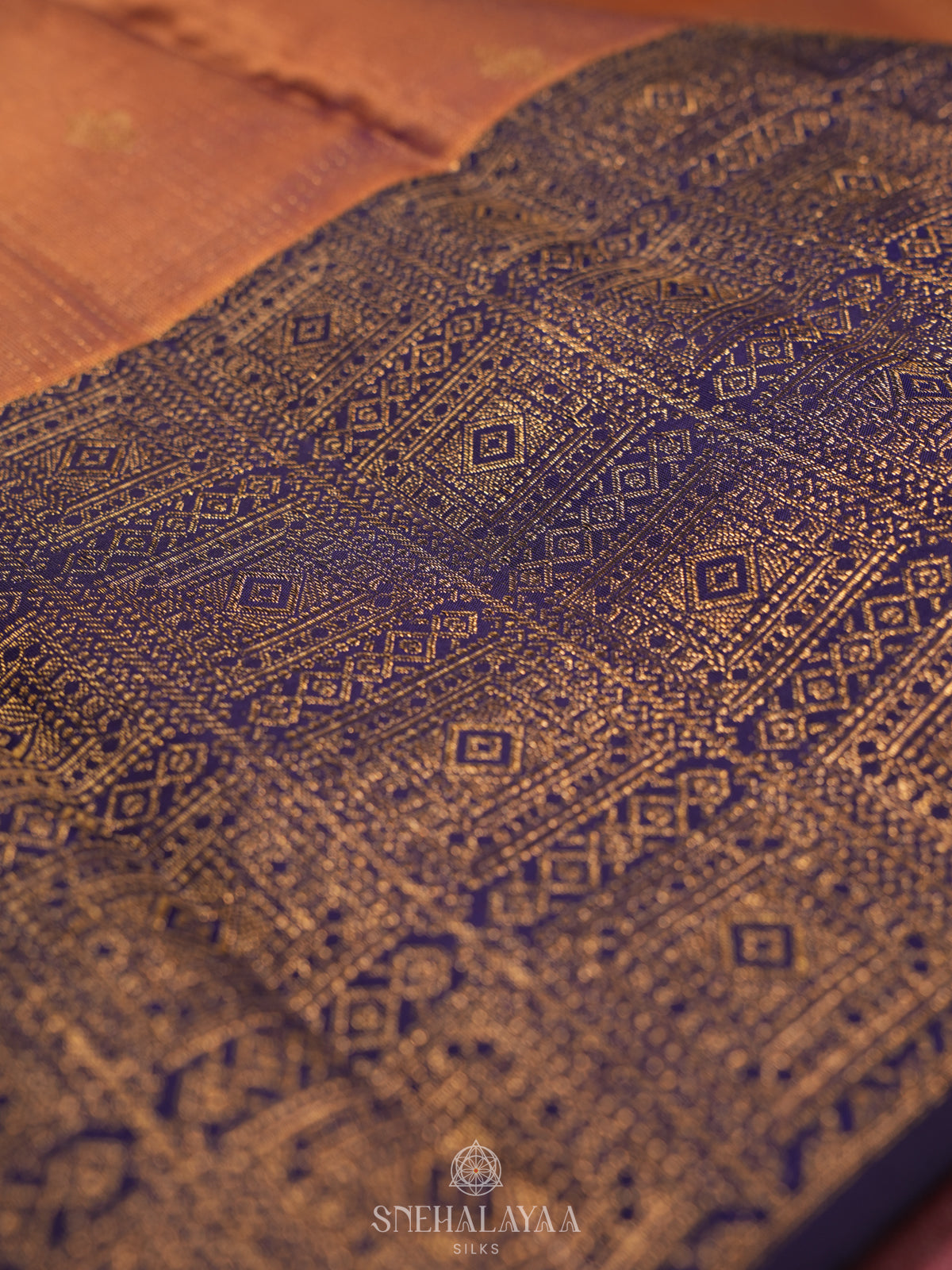 Brown Kanjivaram Silk Saree