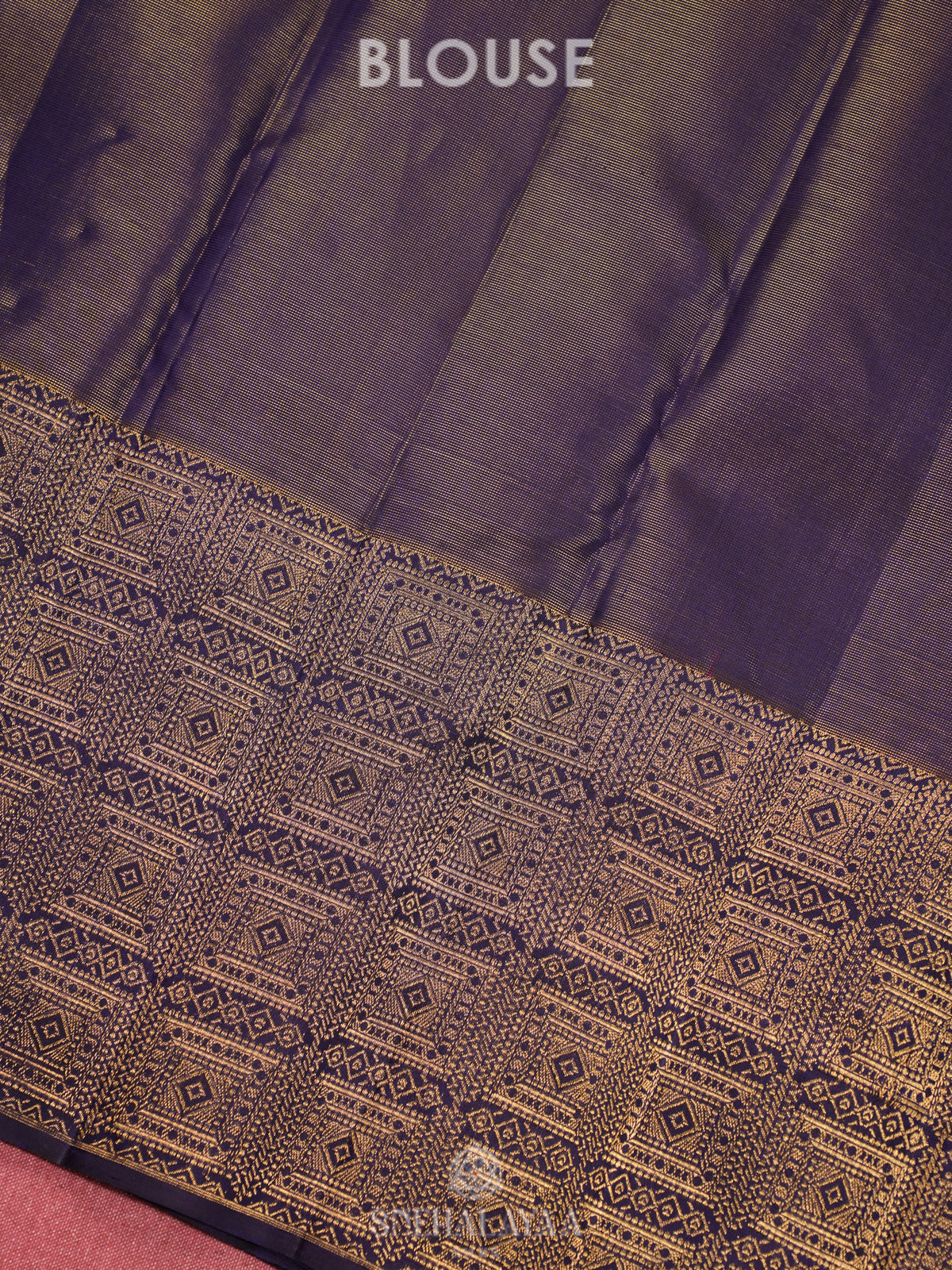 Brown Kanjivaram Silk Saree