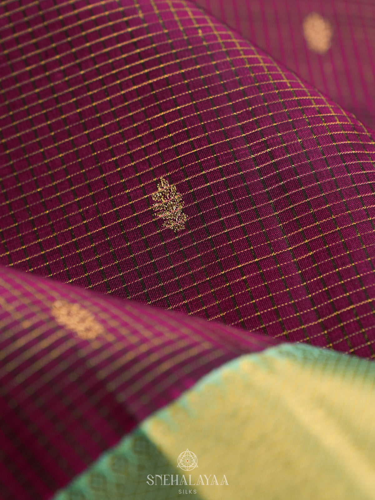 Purple Kanjivaram Silk Saree