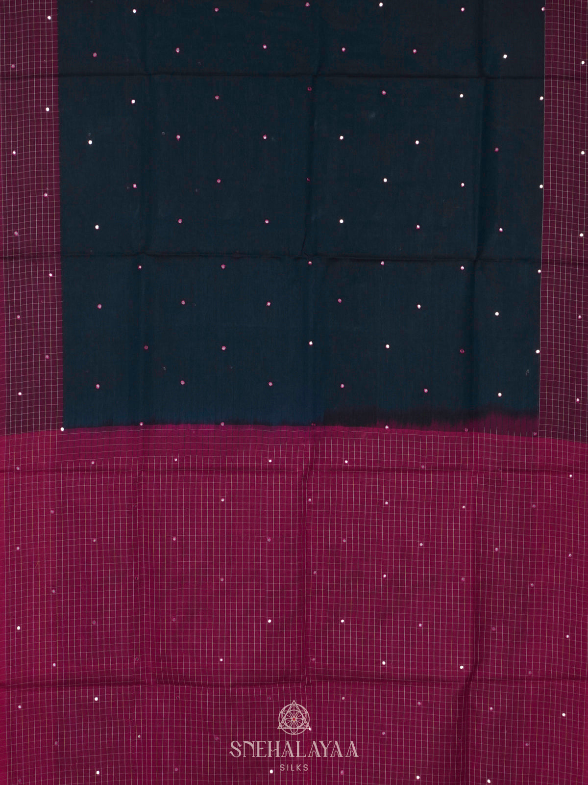 Black Silk Cotton Saree