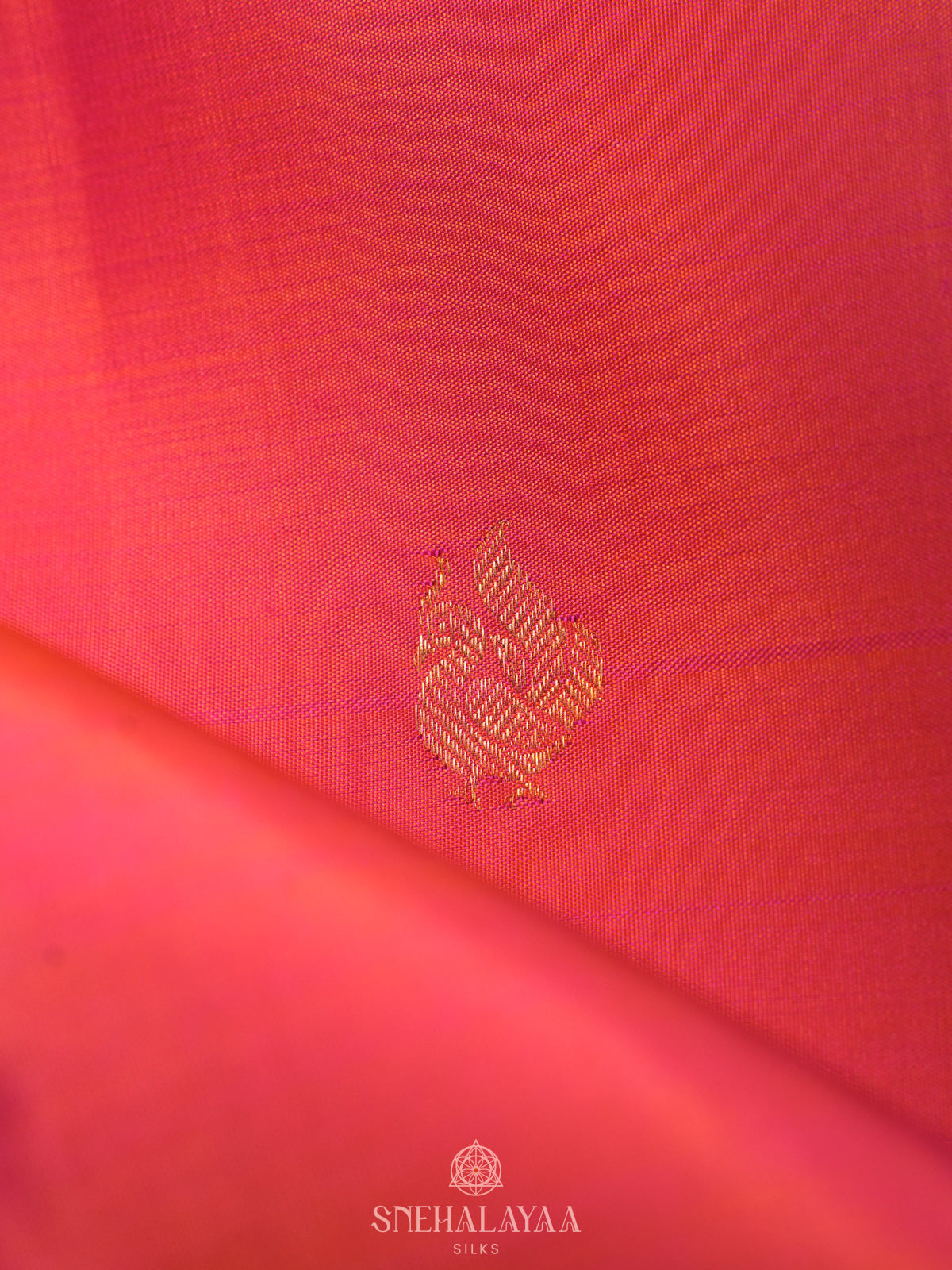 Ruby Red Kanjivaram Silk Saree