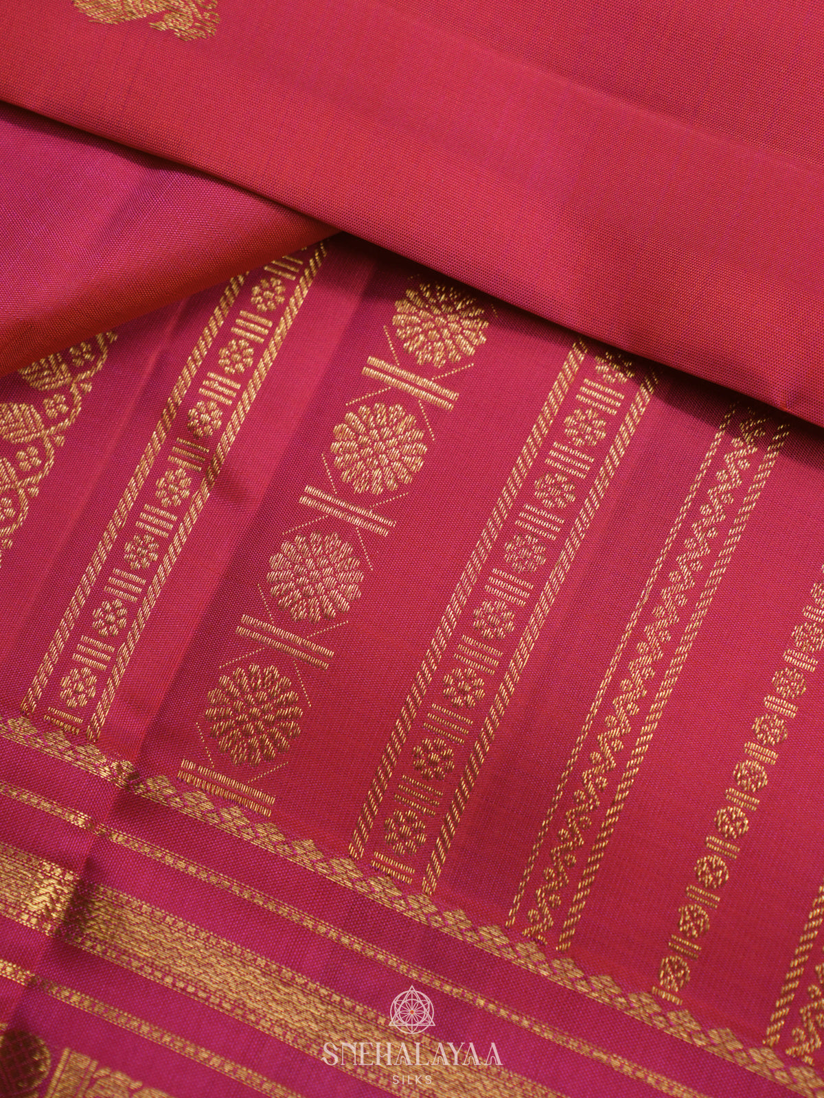 Pink Kanjivaram Silk Saree