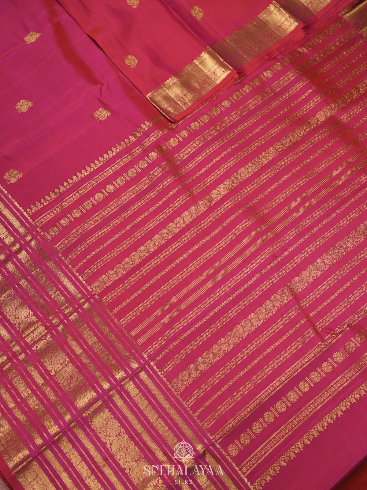 Pink Kanjivaram Silk Saree