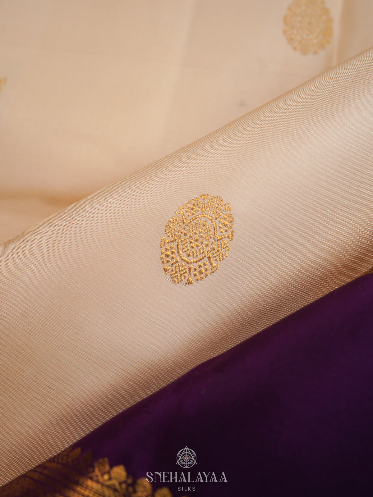 White Kanjivaram Silk Saree