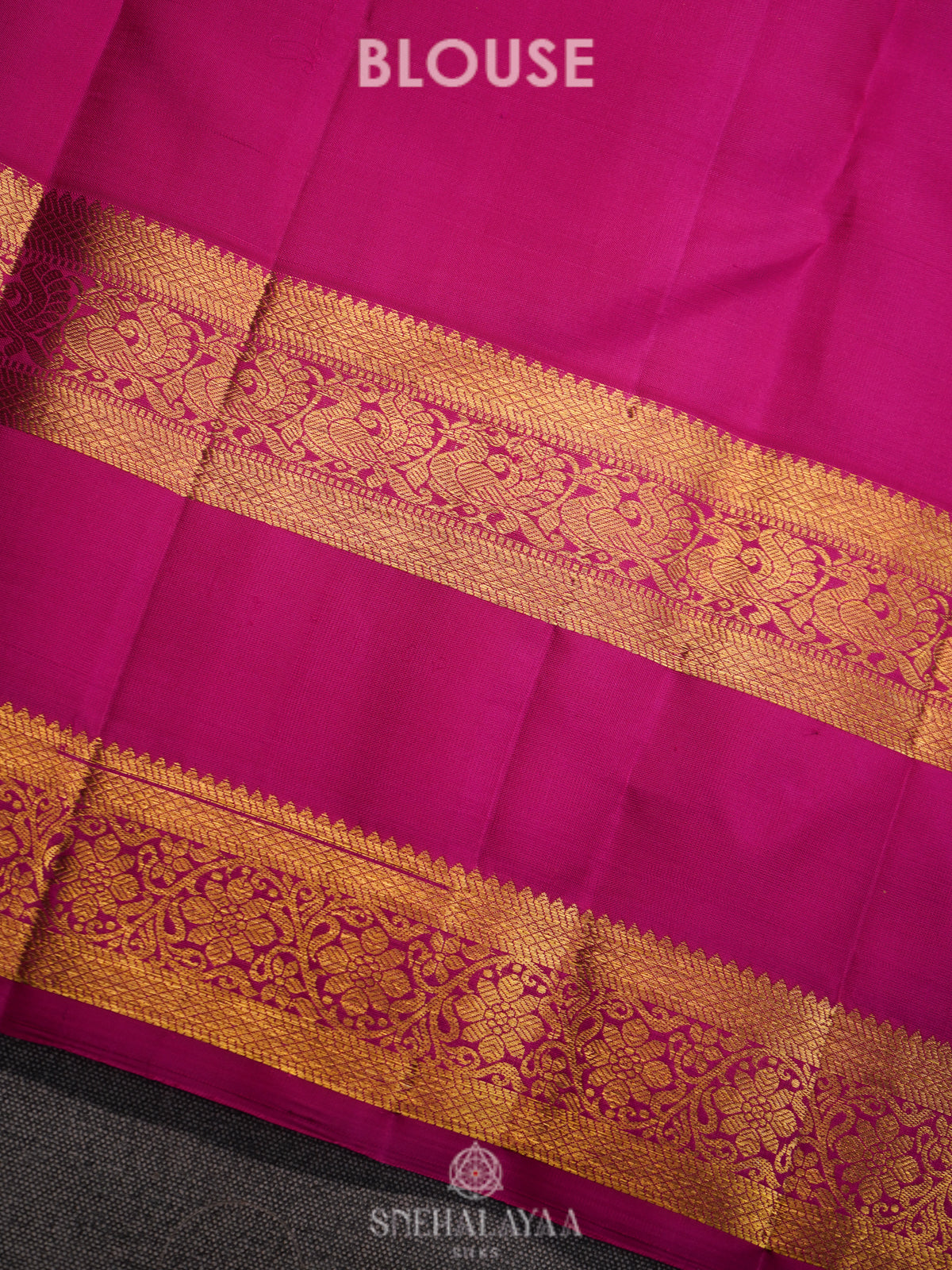 Peach Kanjivaram Silk Saree