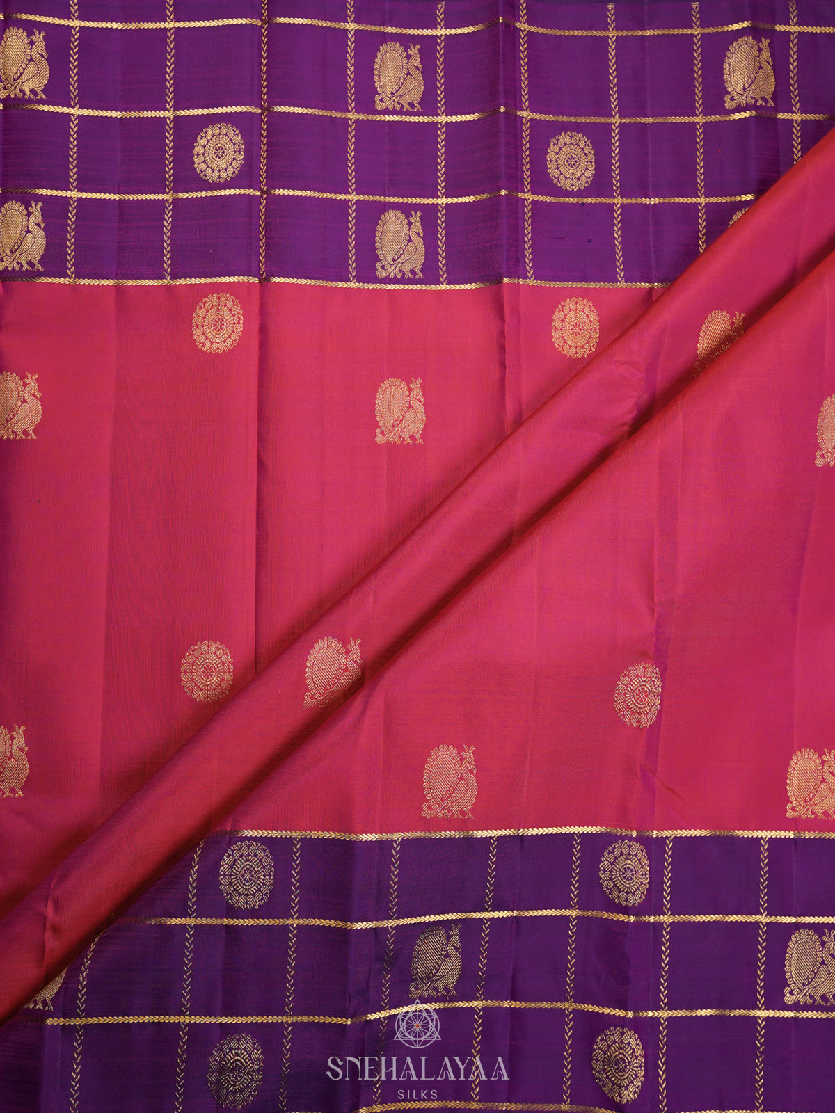 Pink Kanjivaram Silk Saree