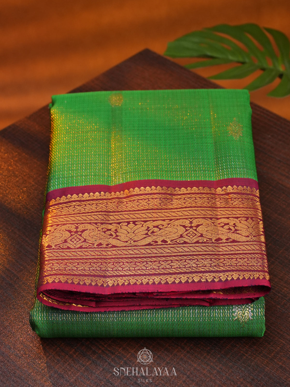 Green Kanjivaram Silk Saree