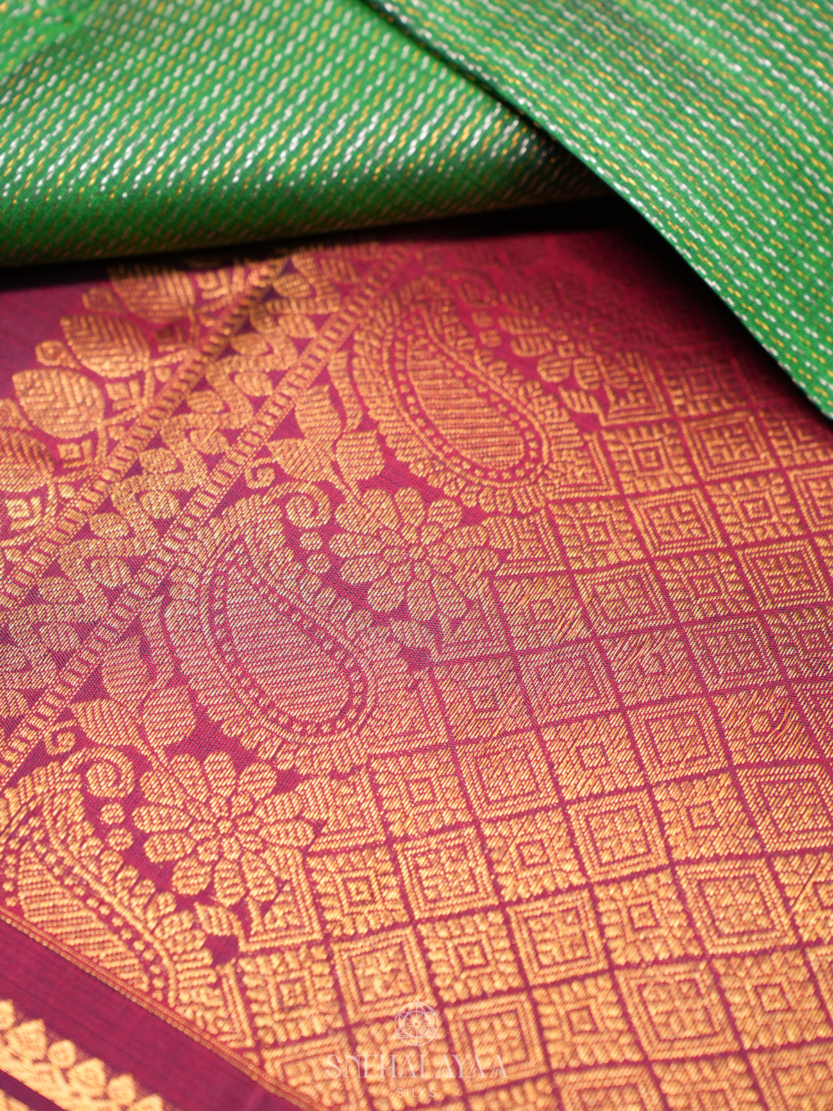 Green Kanjivaram Silk Saree