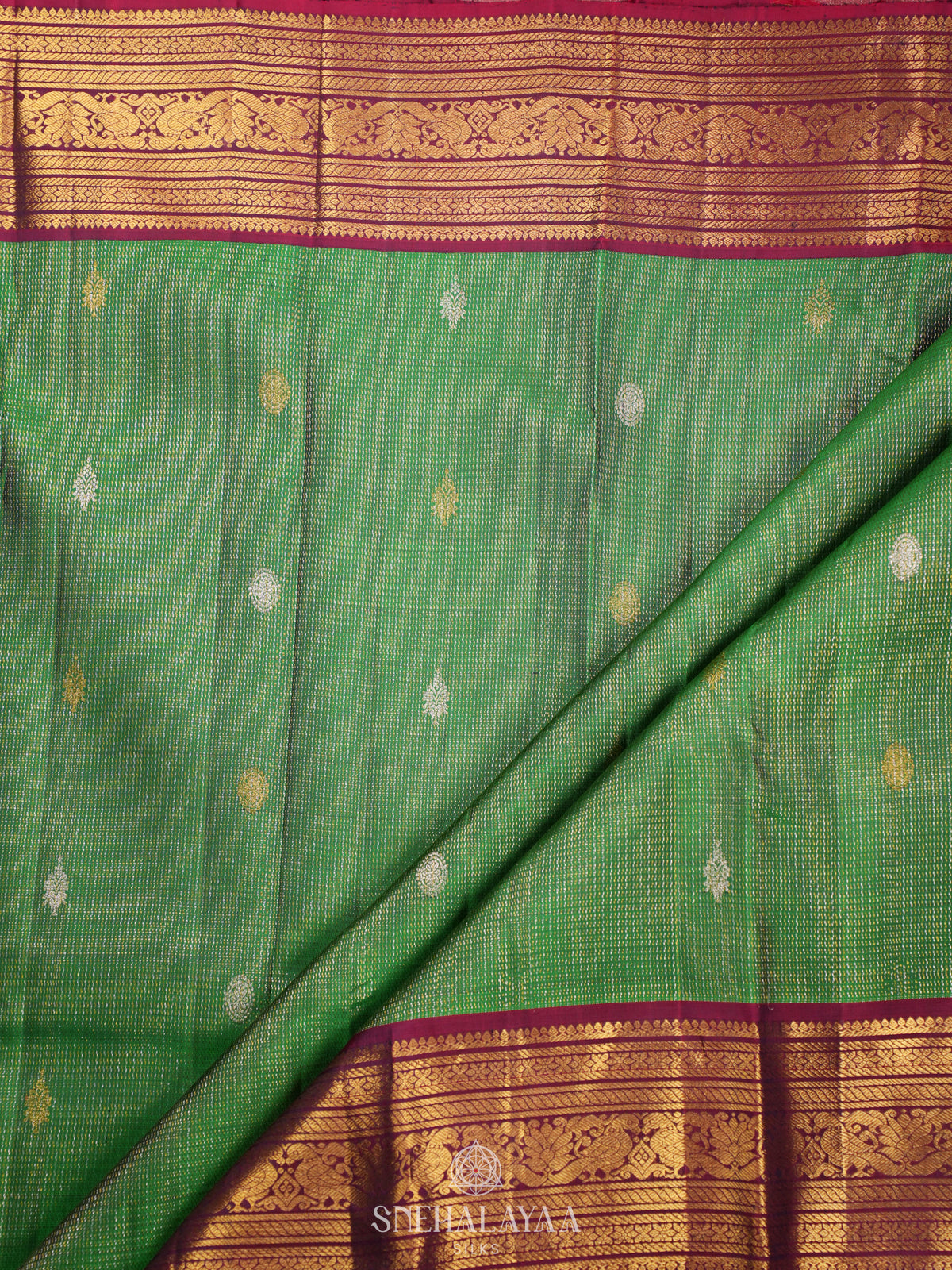 Green Kanjivaram Silk Saree