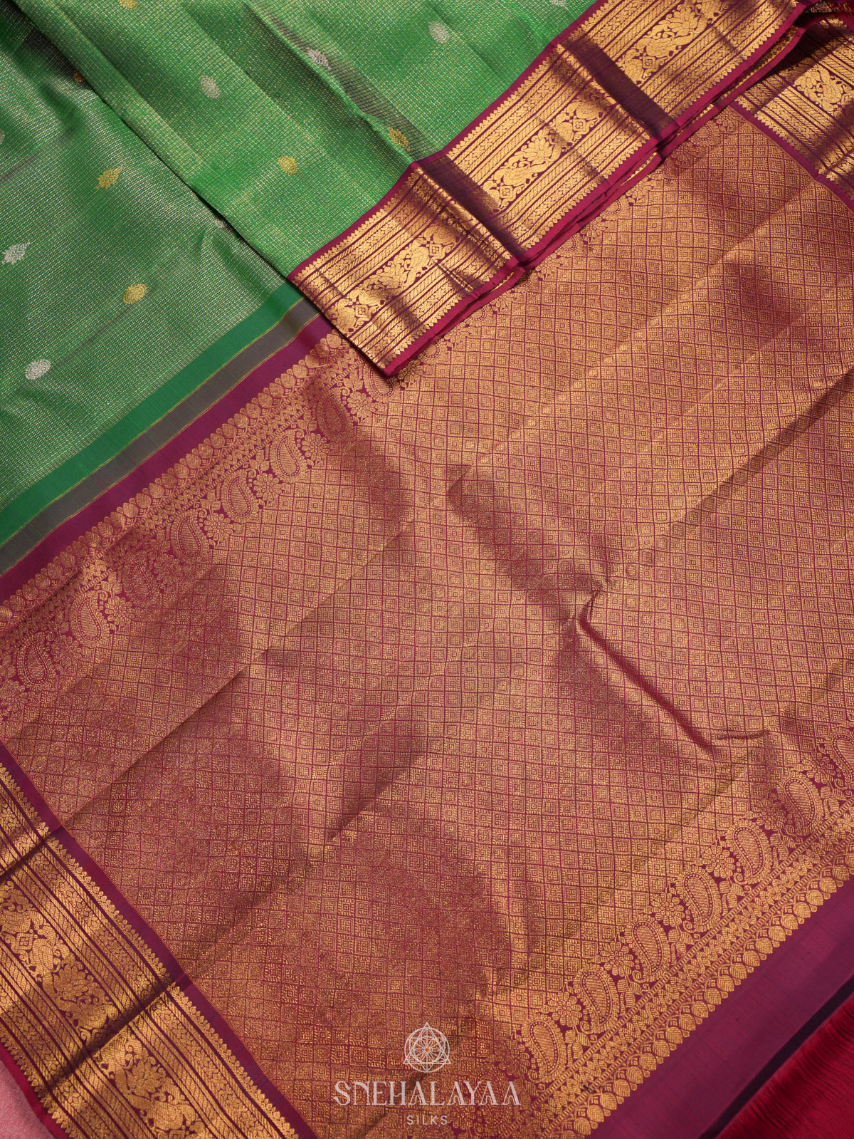 Green Kanjivaram Silk Saree