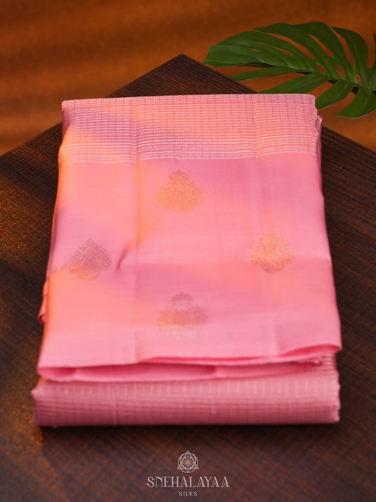 Pink Kanjivaram Silk Saree