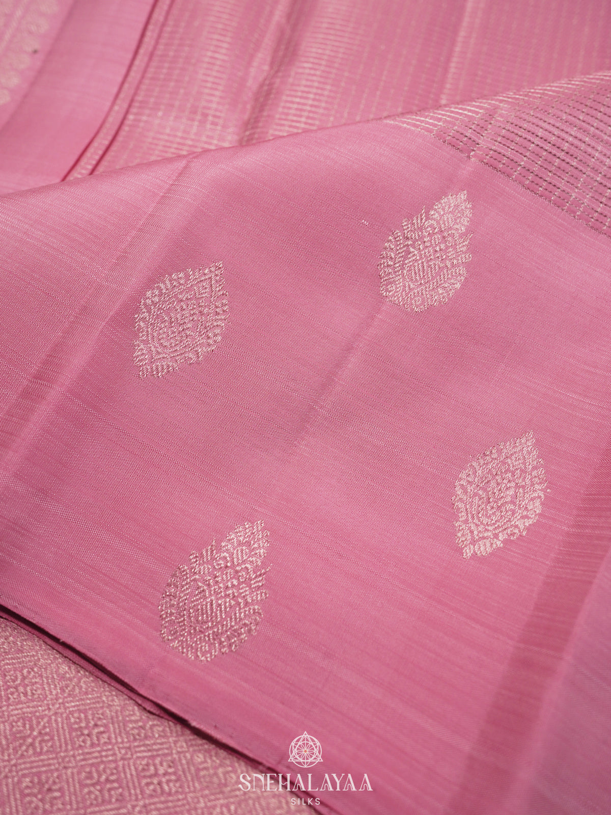 Pink Kanjivaram Silk Saree