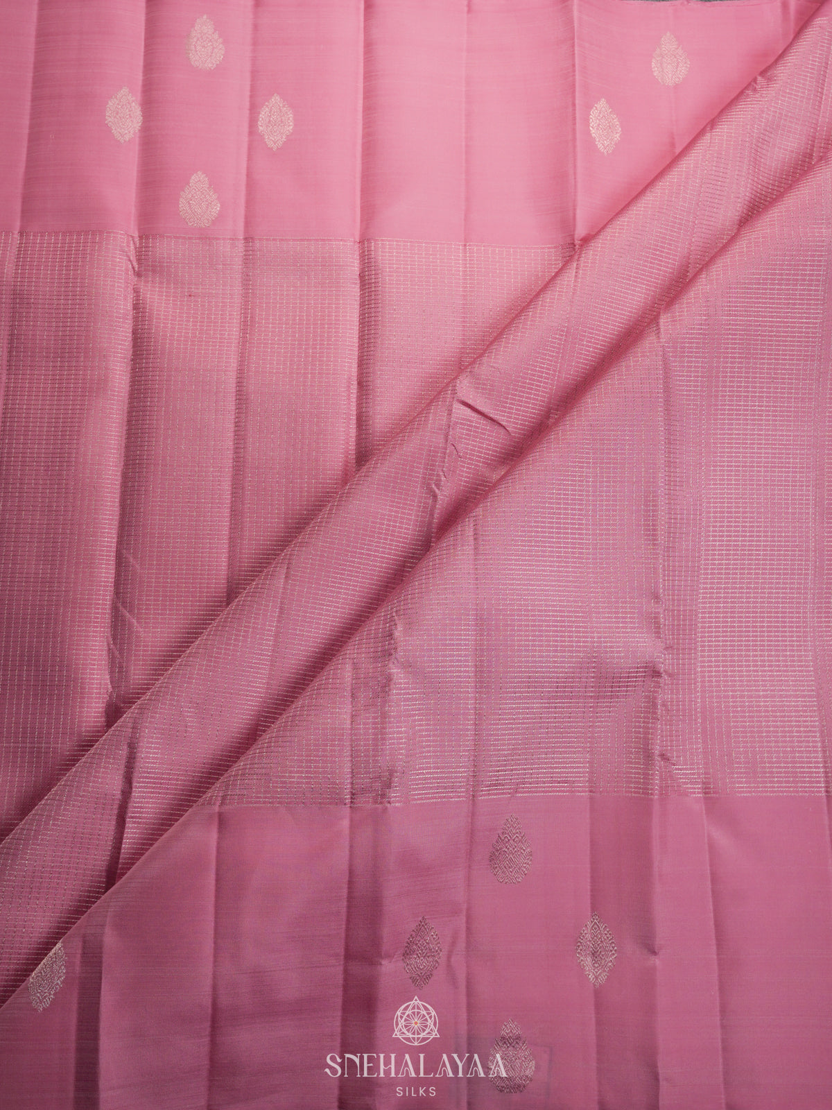 Pink Kanjivaram Silk Saree
