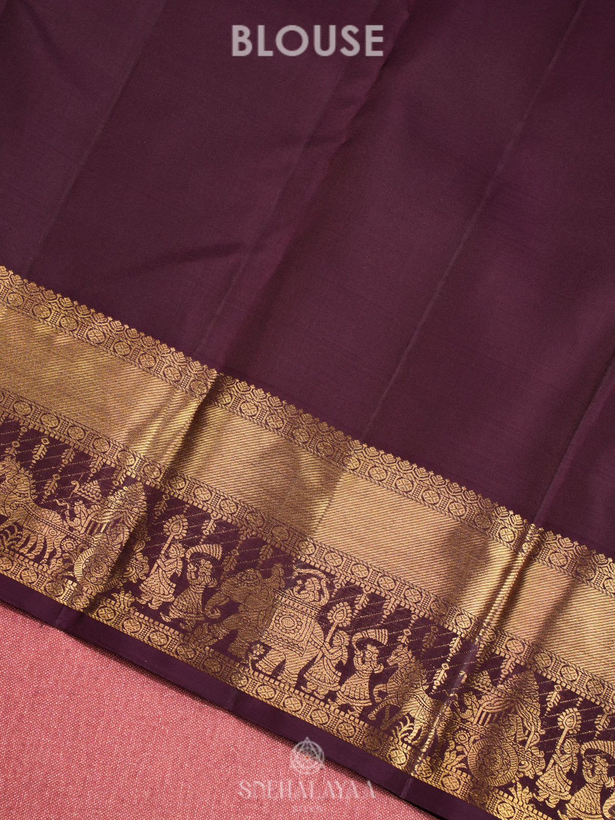 Pink Kanjivaram Silk Saree