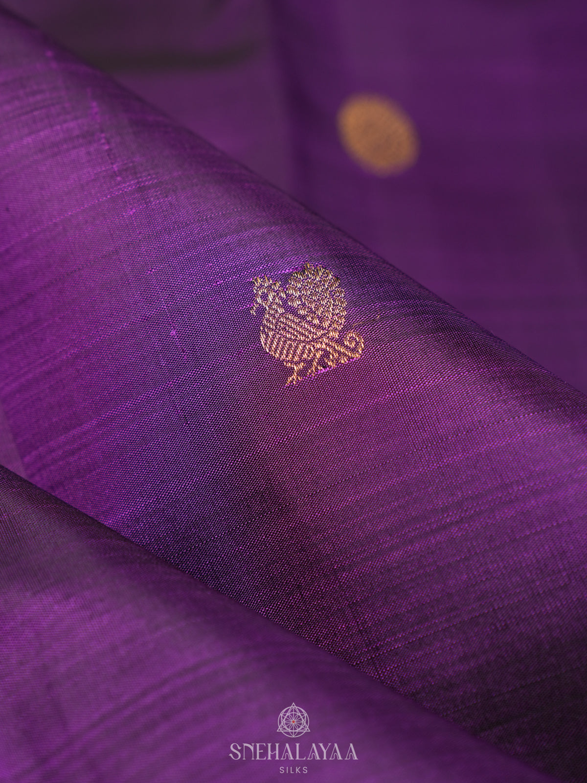 Purple Kanjivaram  Silk Saree